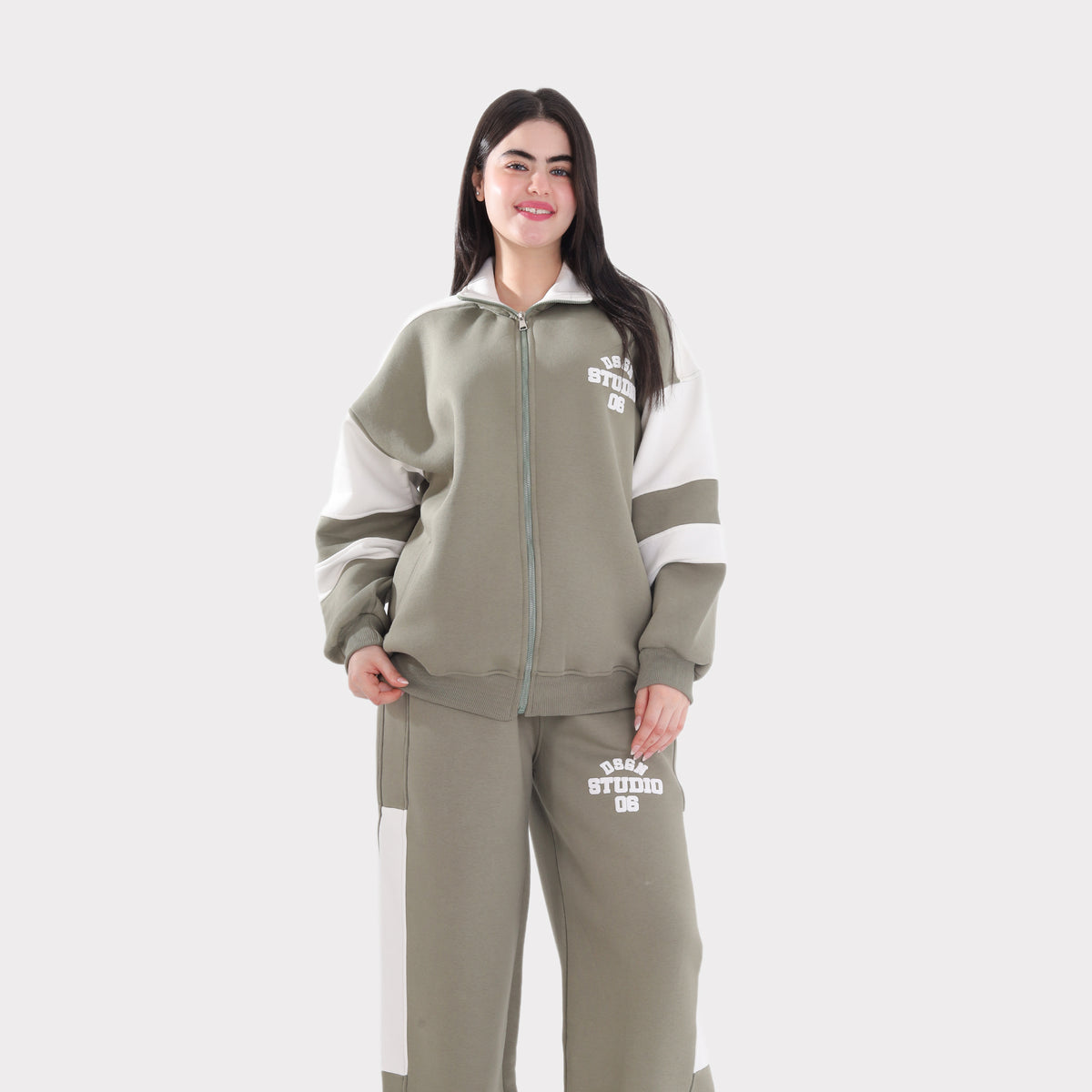 Sporty Melton Two-Piece Set 2198237