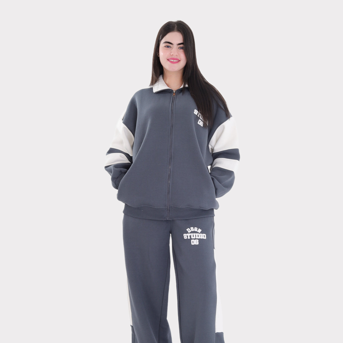 Sporty Melton Two-Piece Set 2198237