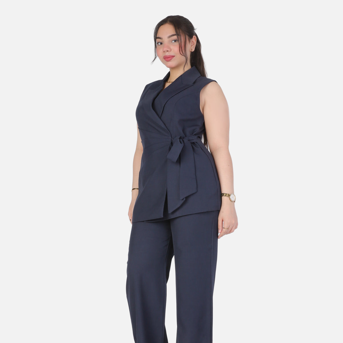 Formal Suit with Side Tie Blazer 20571075