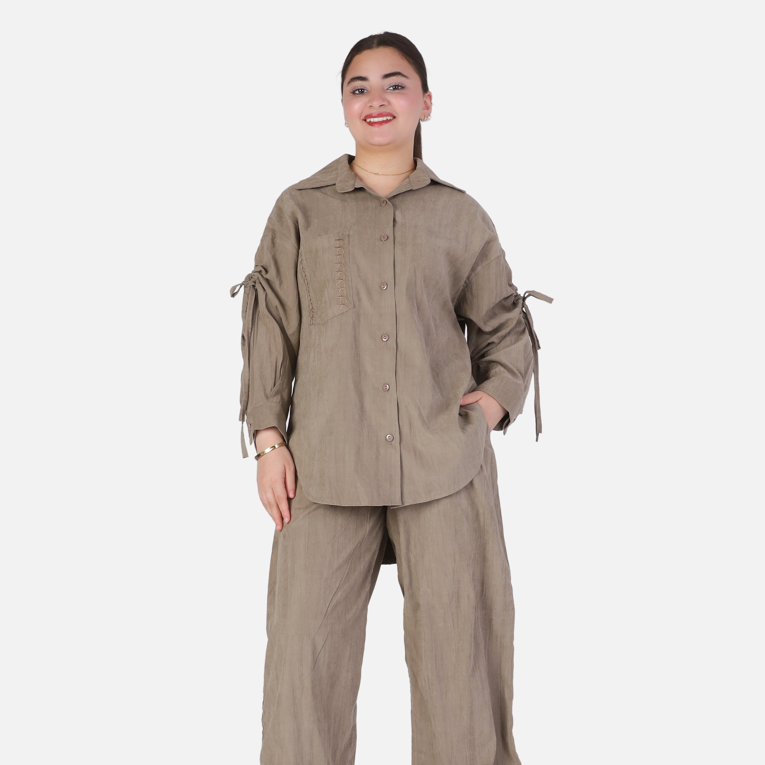 Casual Summer Suede Shirt 20661010701