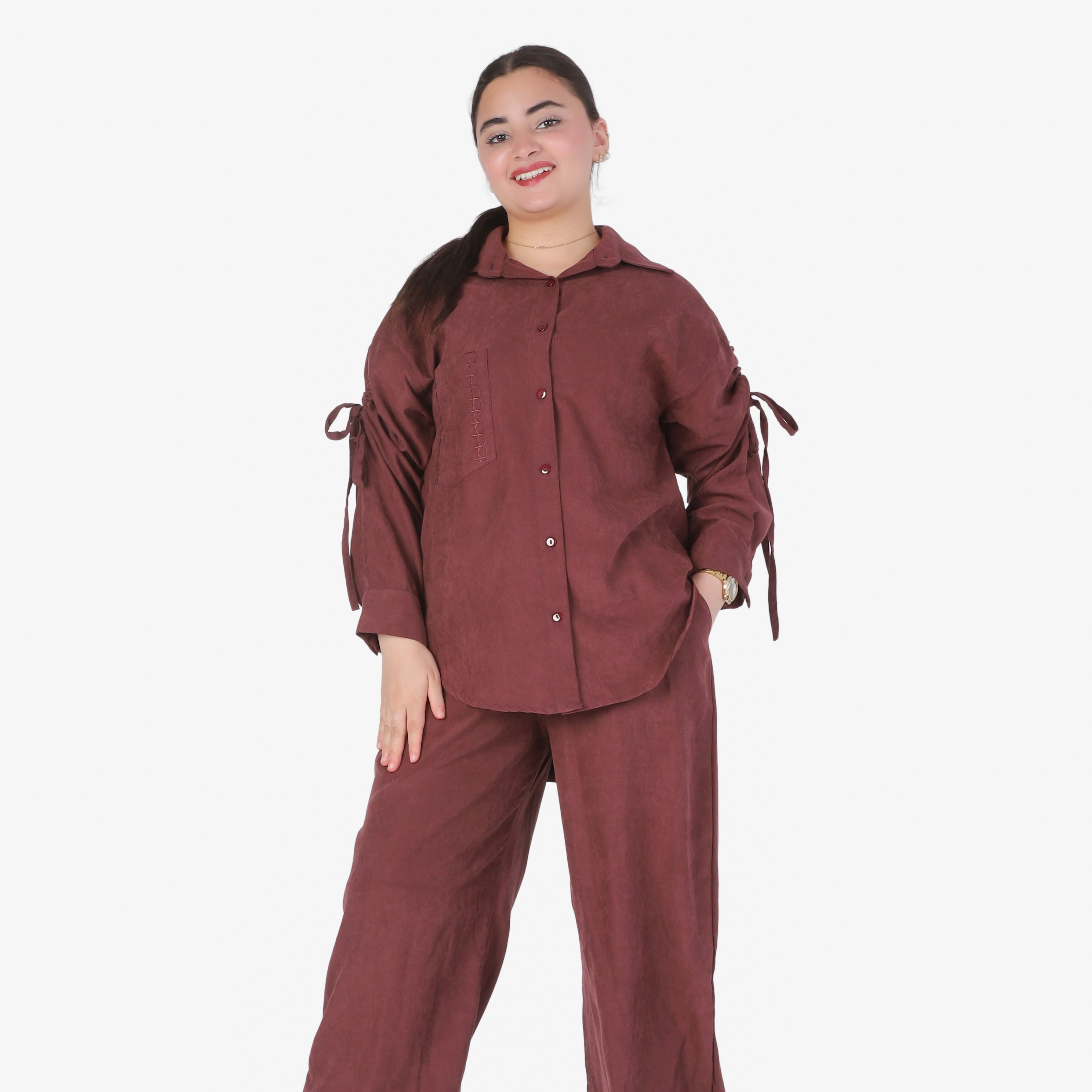 Casual Summer Suede Shirt 20661010701