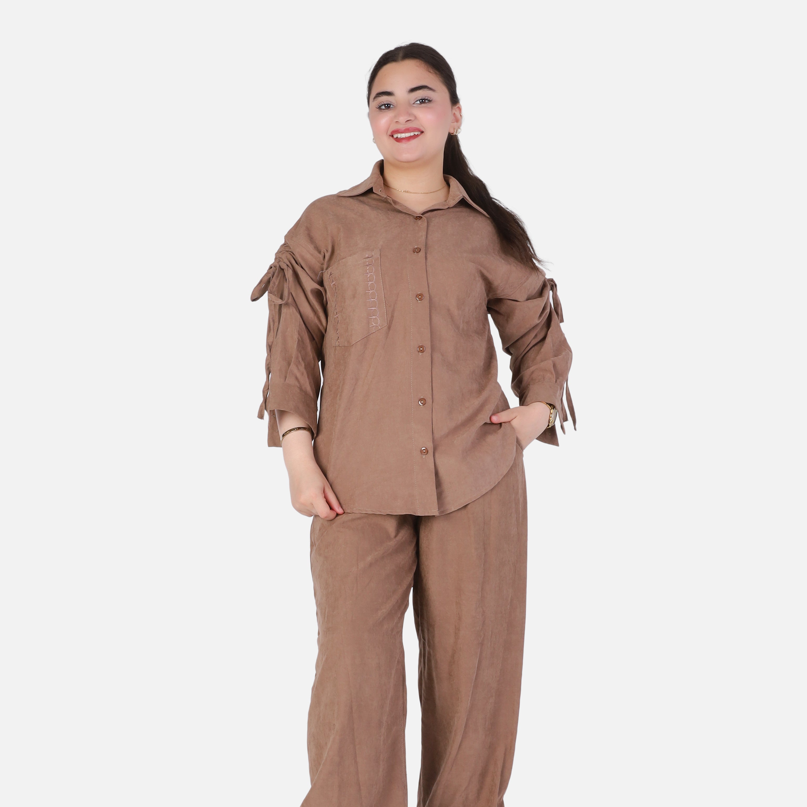 Casual Summer Suede Shirt 20661010701