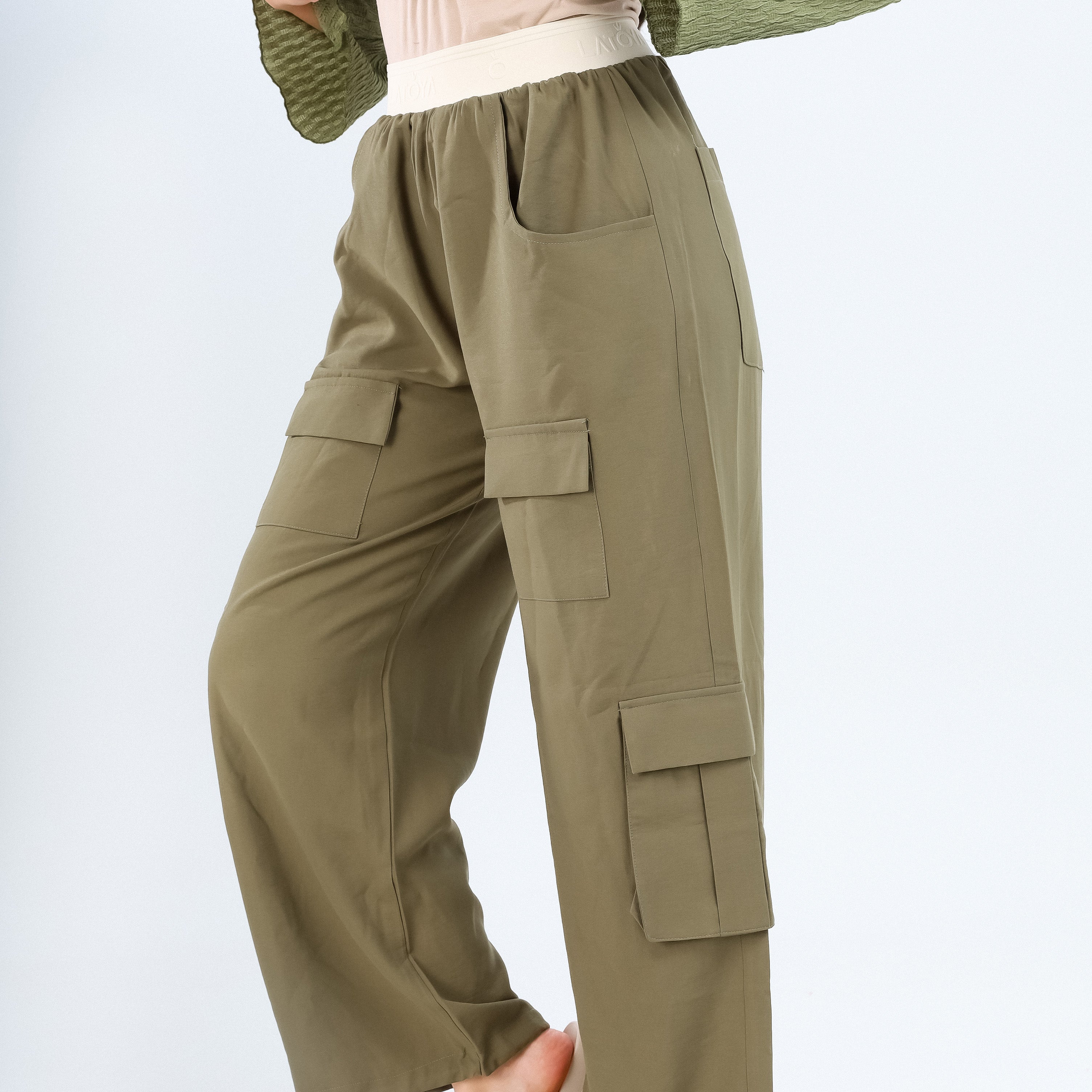 Cargo linen pants s1518239