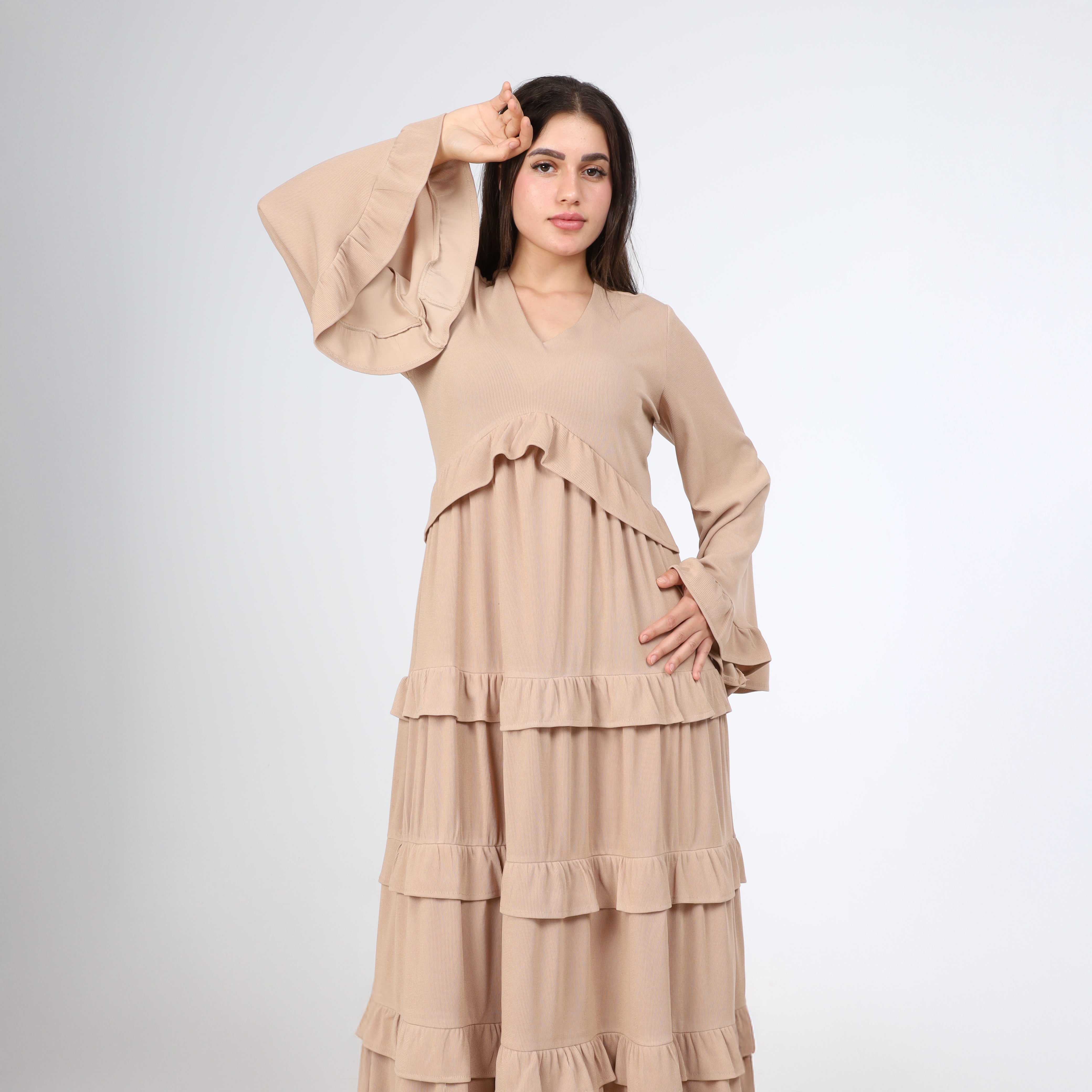 Ruffled Maxi Dress w1634132