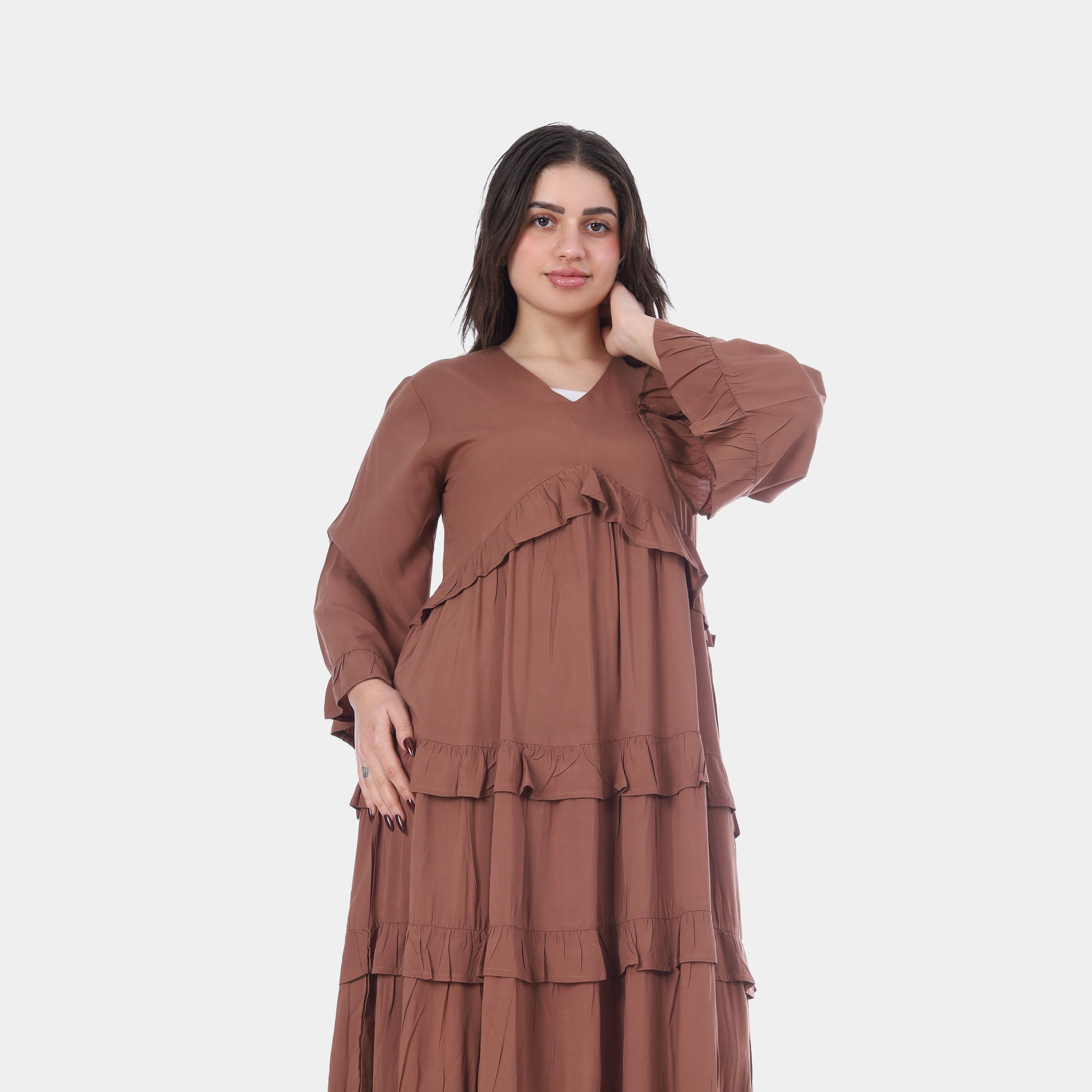 Tiered Ruffle Maxi Dress s1503632