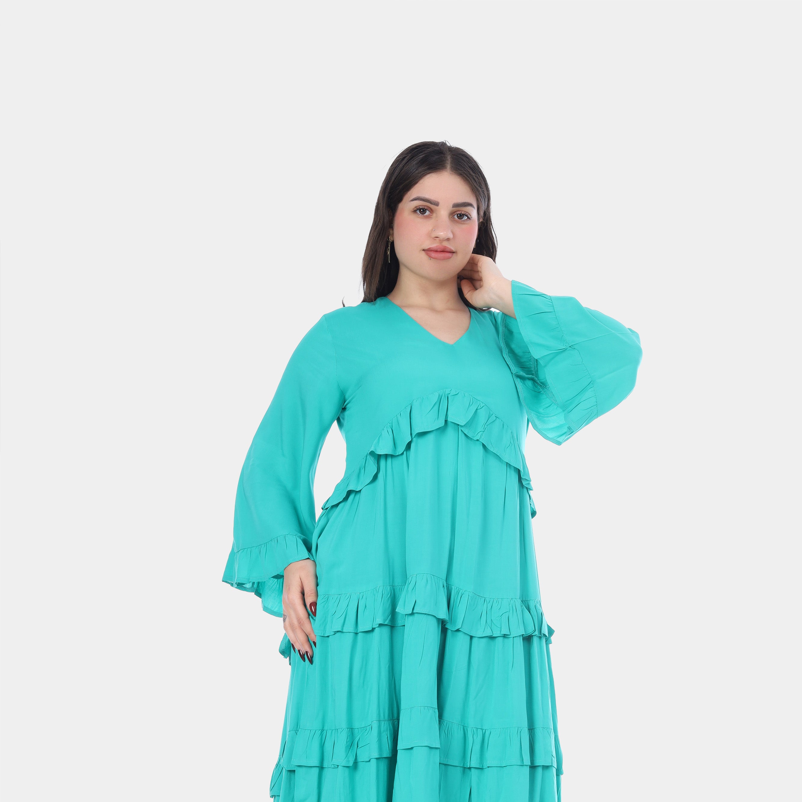 Tiered Ruffle Maxi Dress s1503632