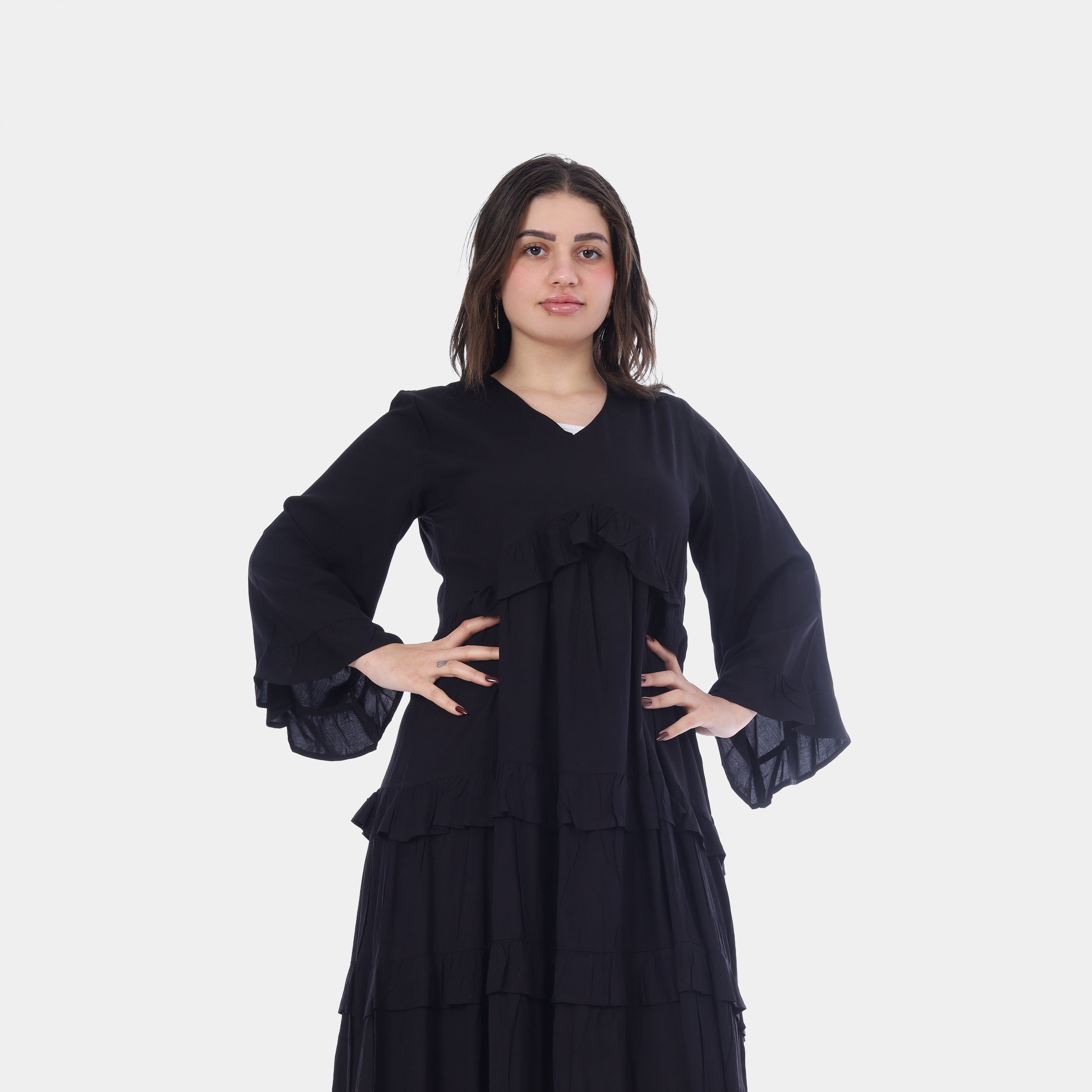 Tiered Ruffle Maxi Dress s1503632