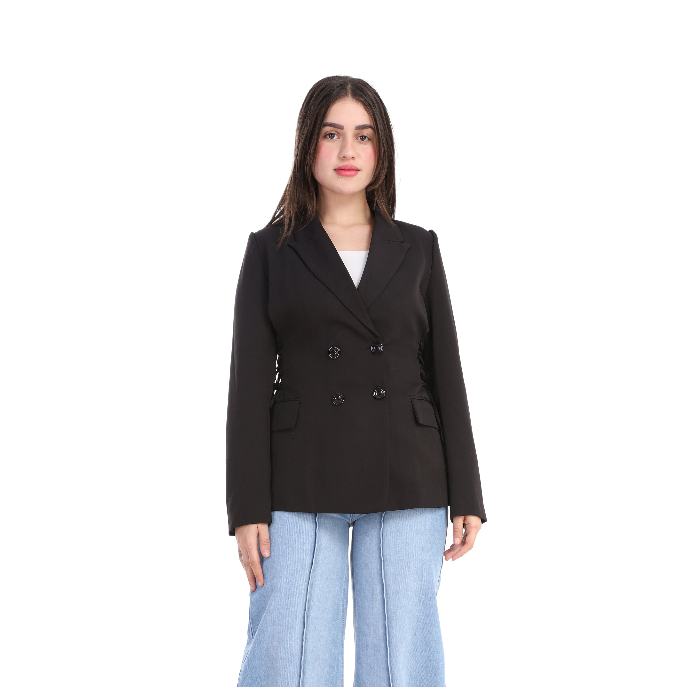 Classic Blazer With Side-Tie s1514428
