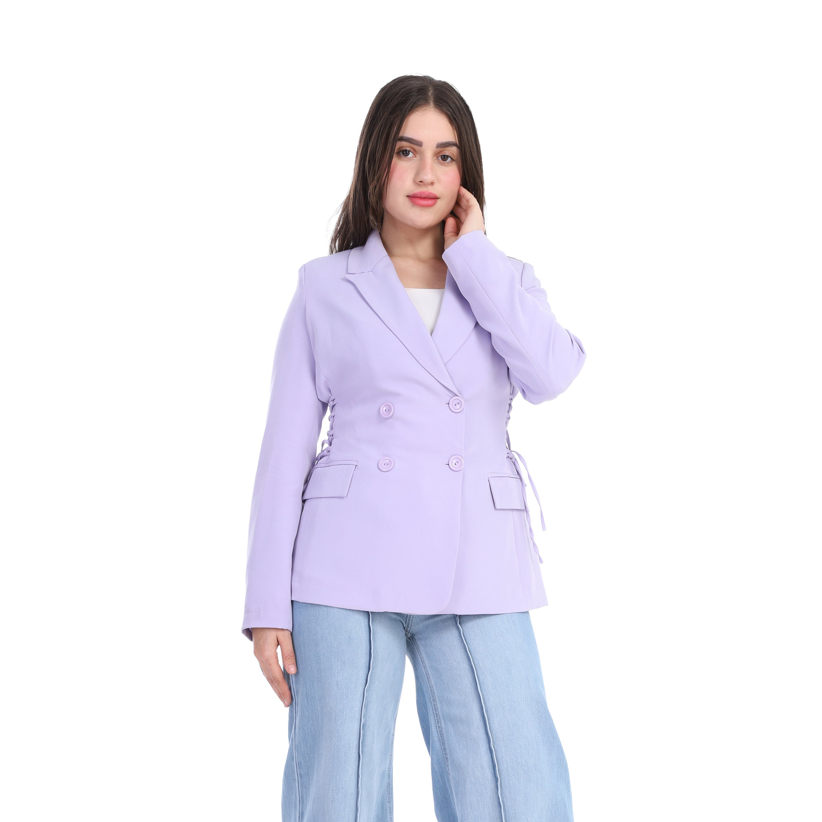 Classic Blazer With Side-Tie s1514428