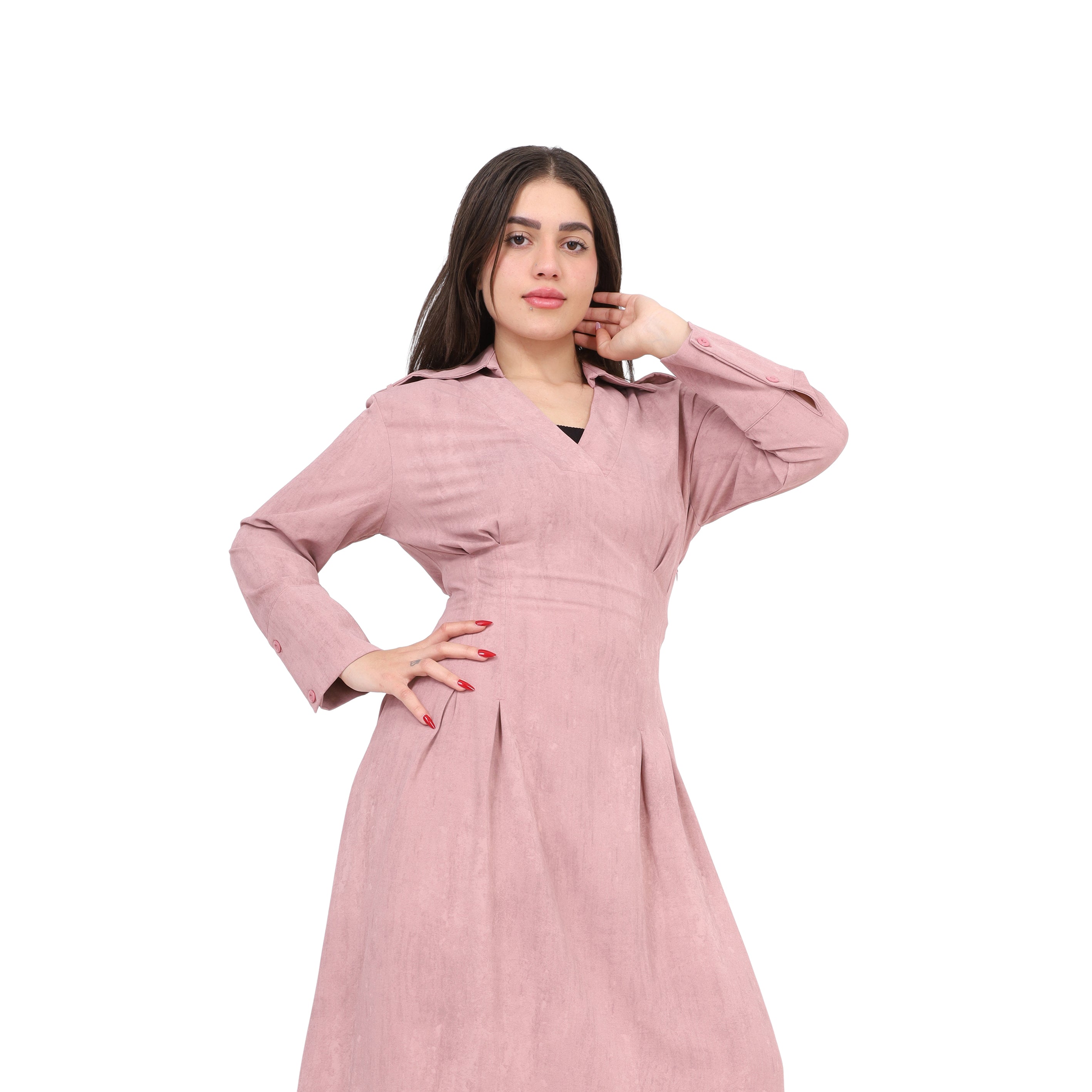 Maxi Dress with V-Neck s1514619/1