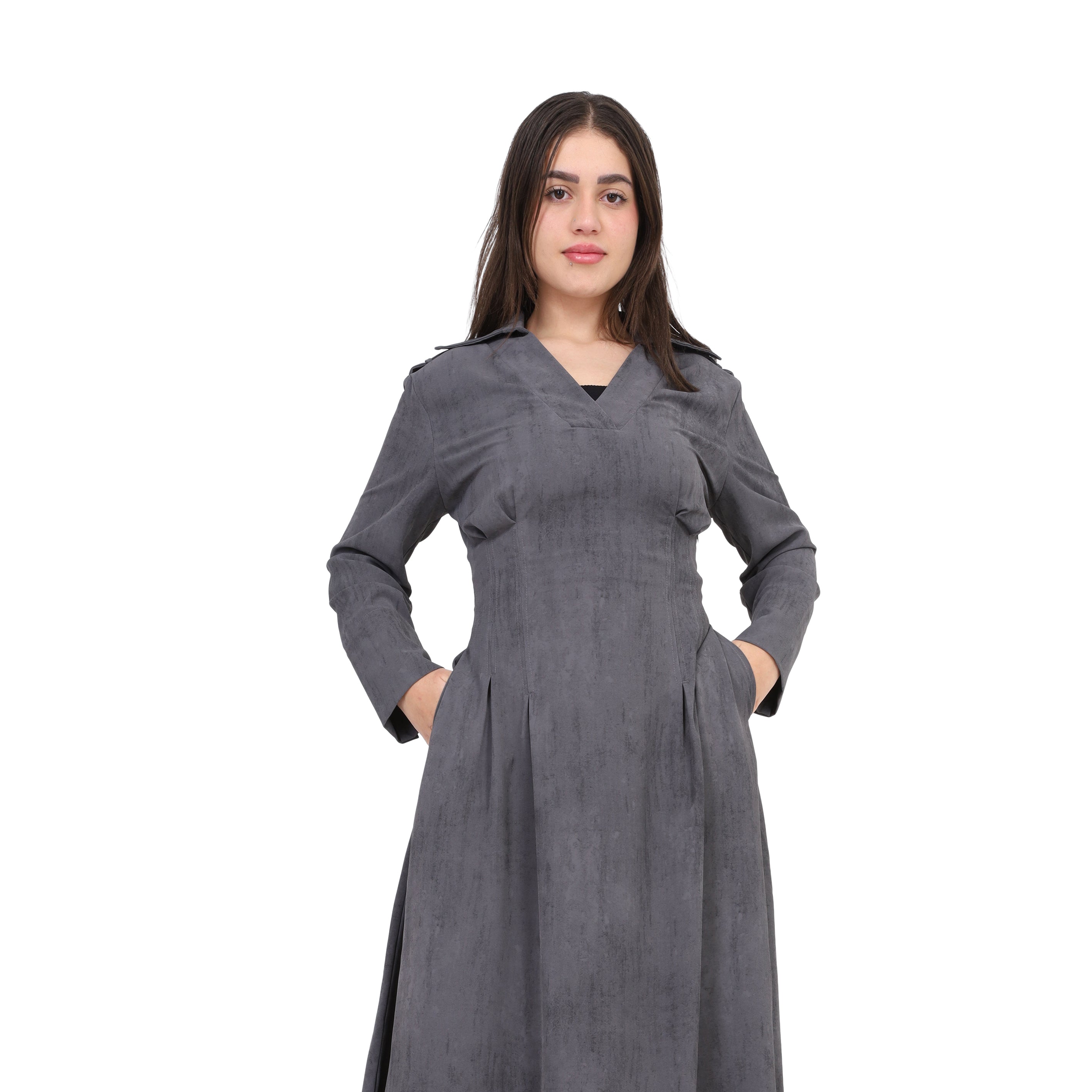 Maxi Dress with V-Neck s1514619/1