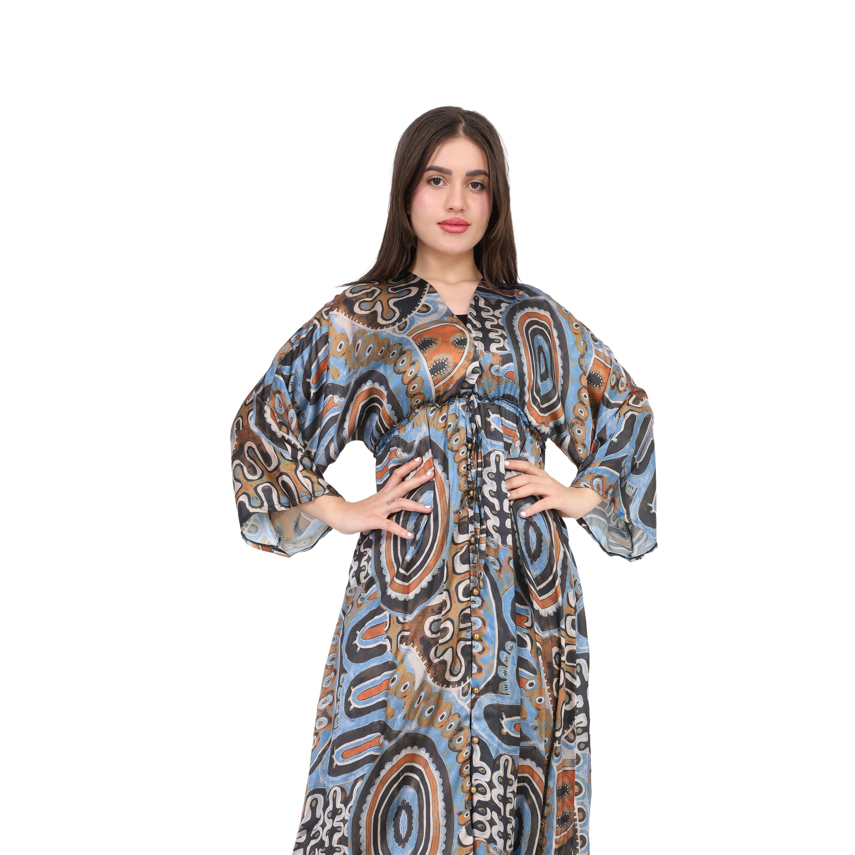 Satin Boho Maxi Dress s15183023/8