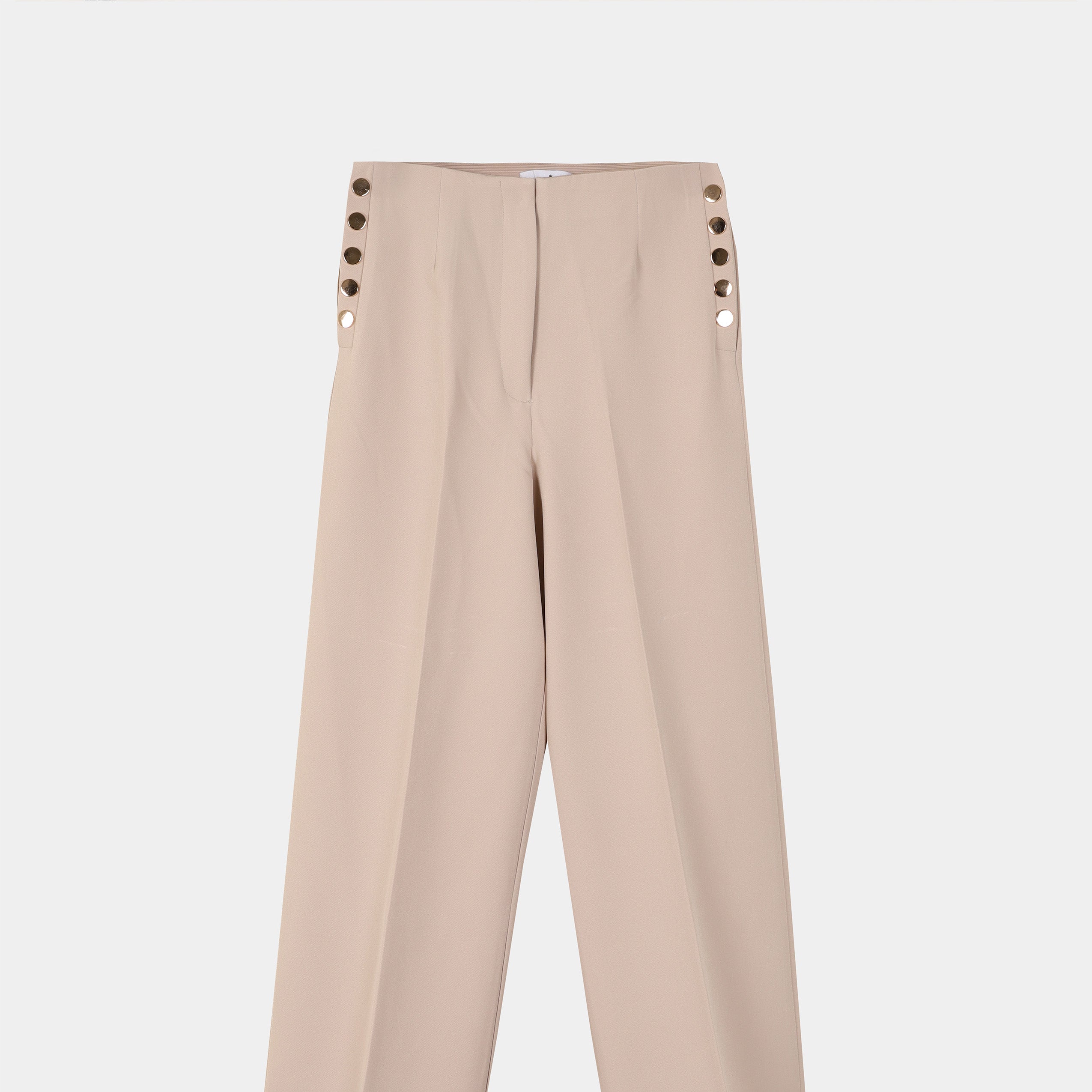 Buttoned High-Waist Trousers s1600916