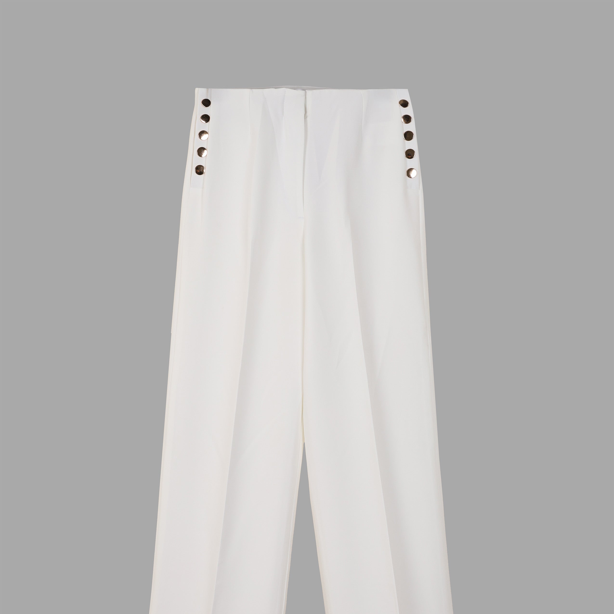 Buttoned High-Waist Trousers s1600916