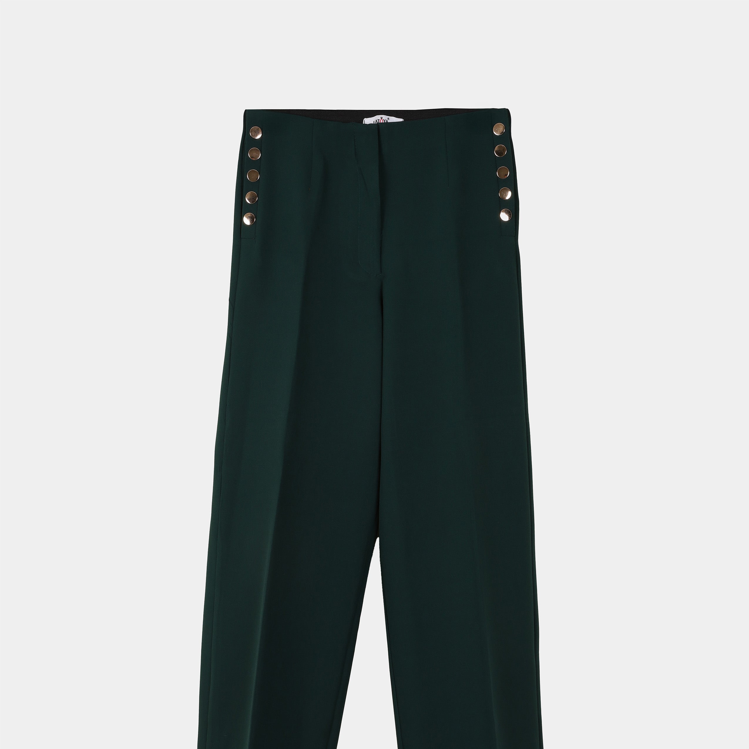 Buttoned High-Waist Trousers s1600916