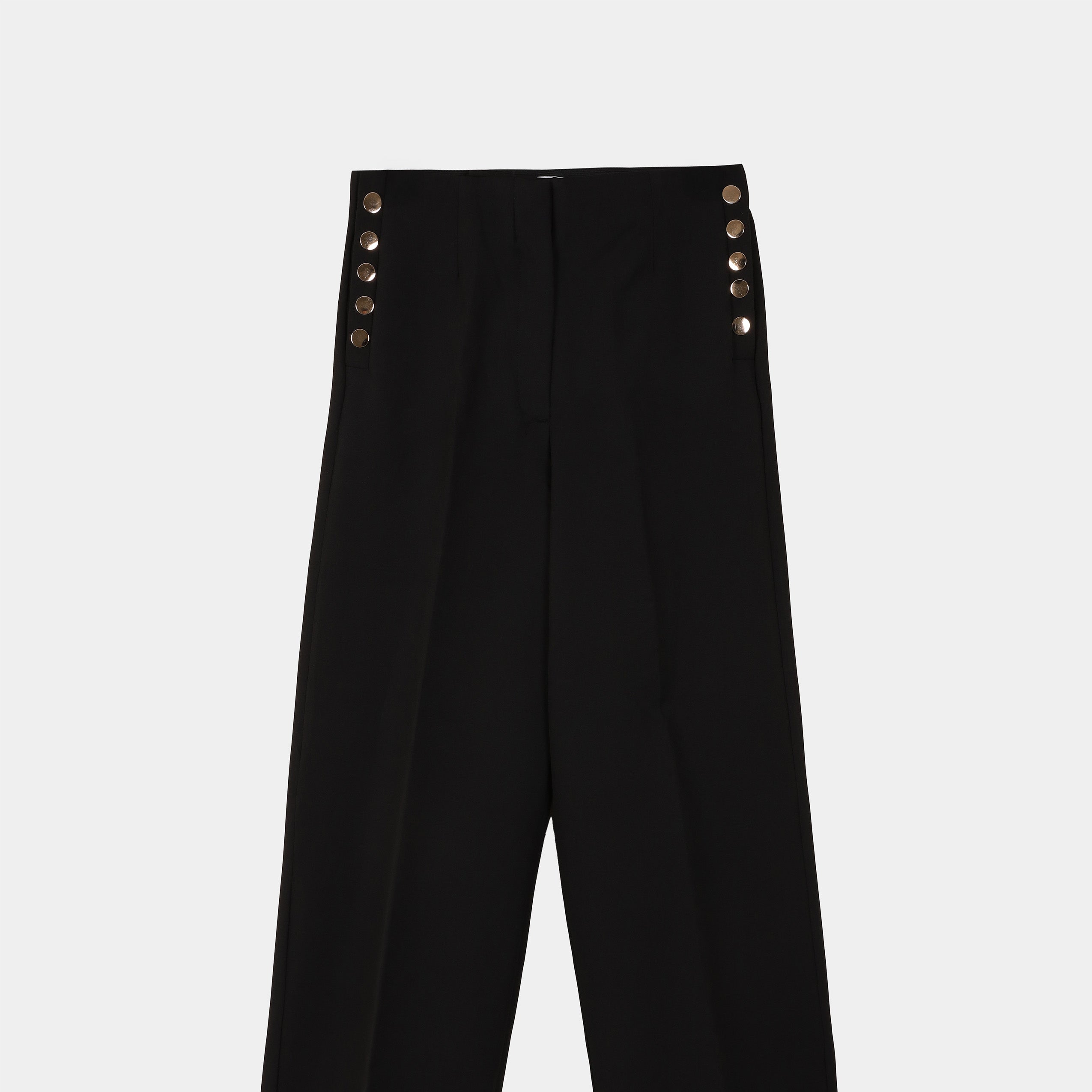 Buttoned High-Waist Trousers s1600916