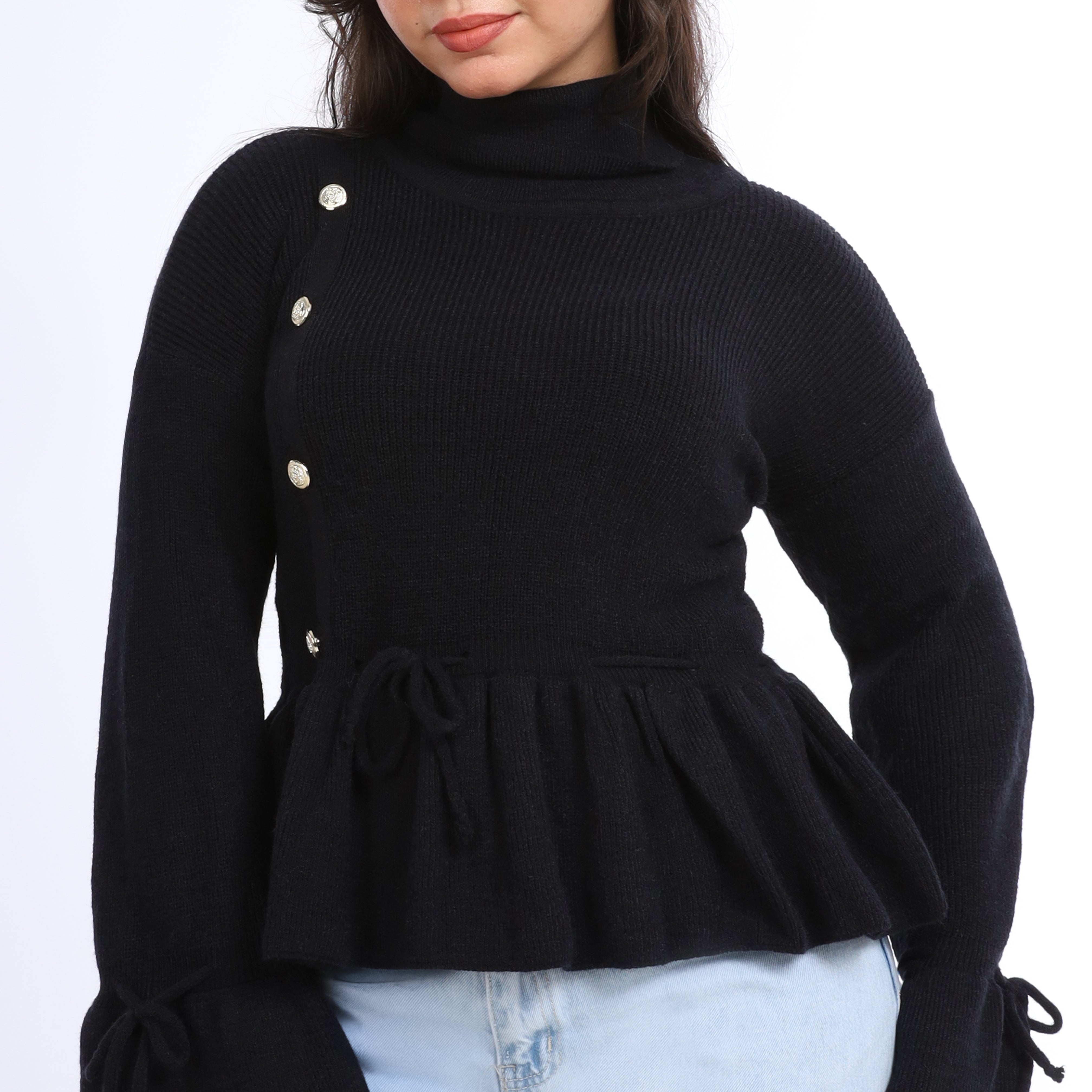 Ruffled Knit Blouse w16252672