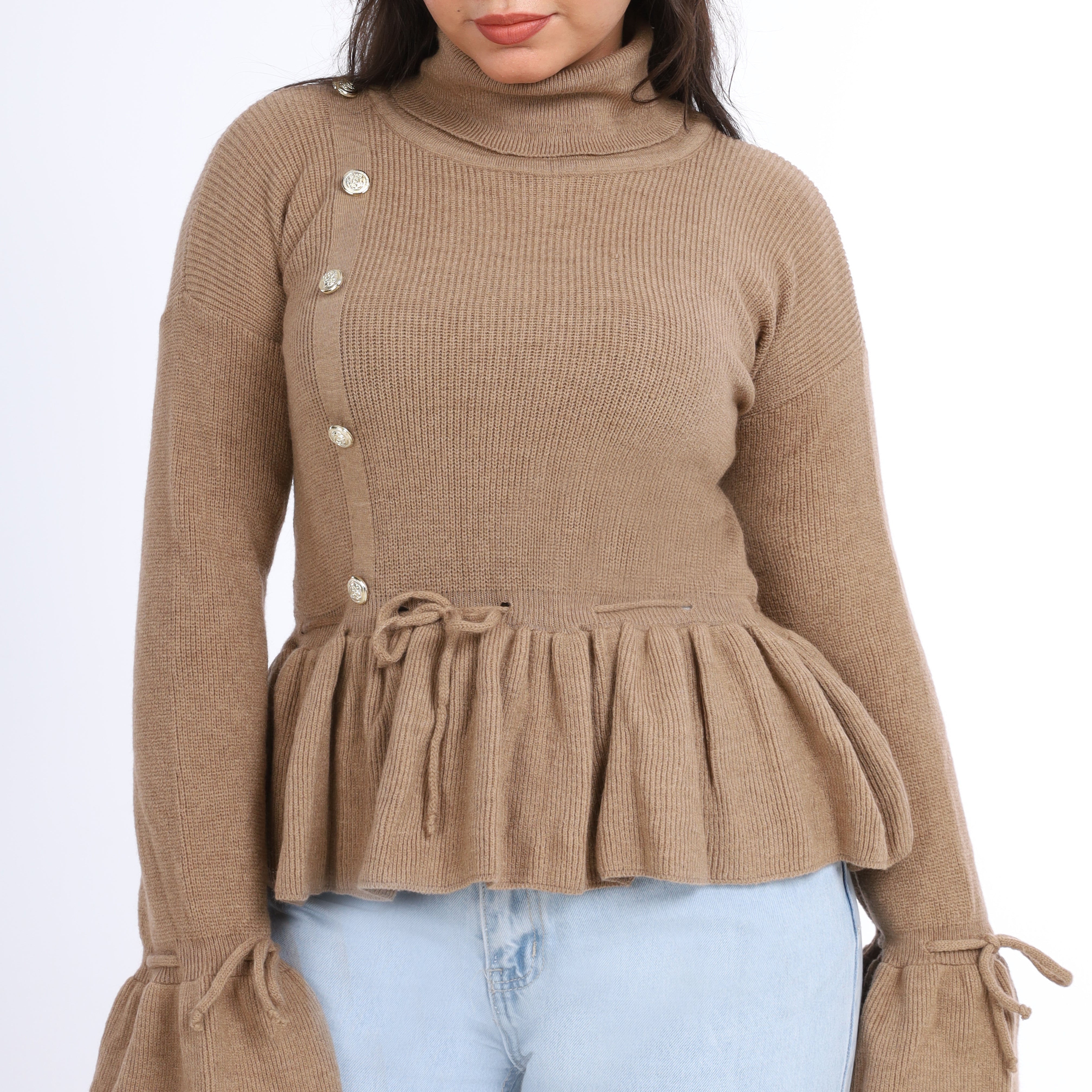 Ruffled Knit Blouse w16252672