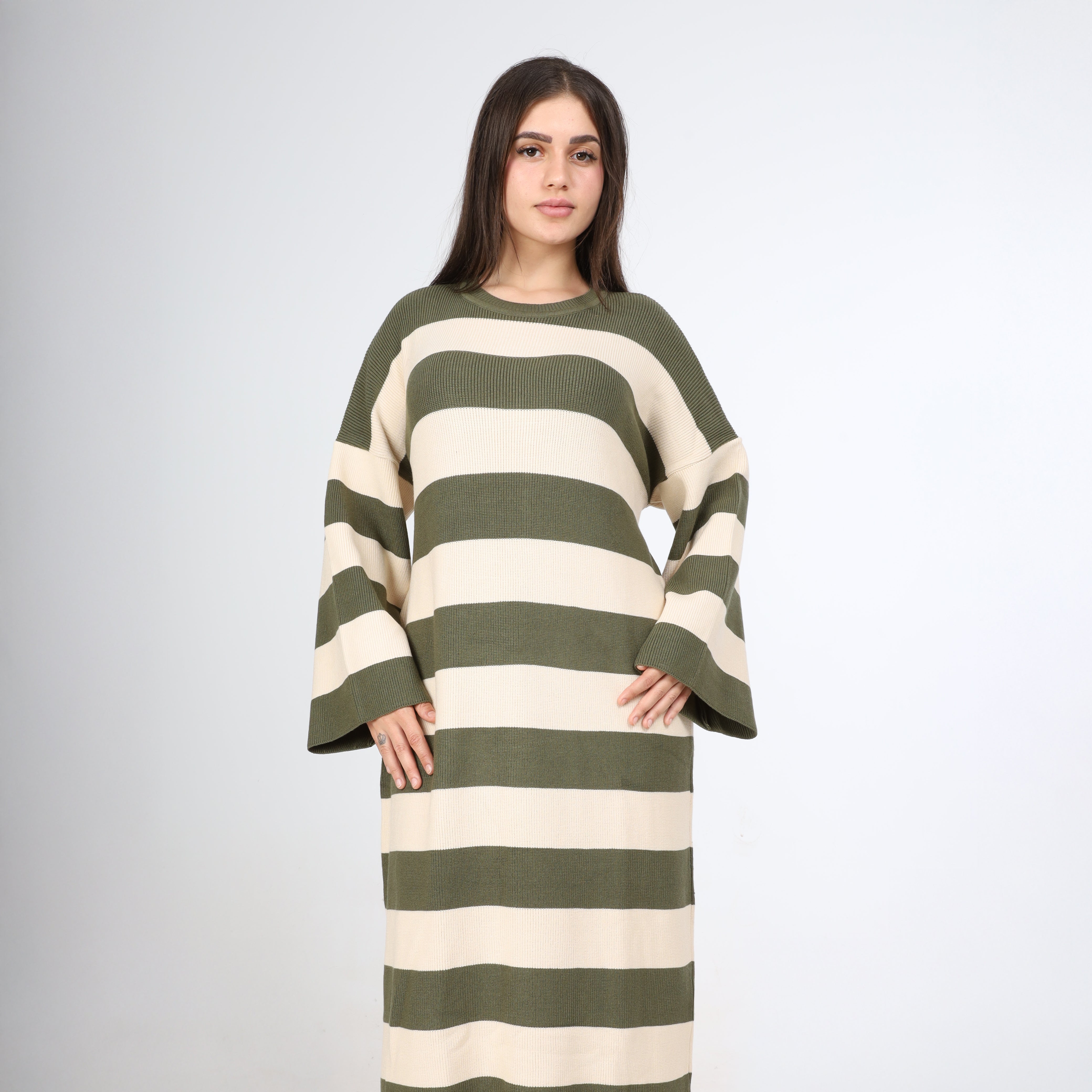Striped Tie Dress w16252695