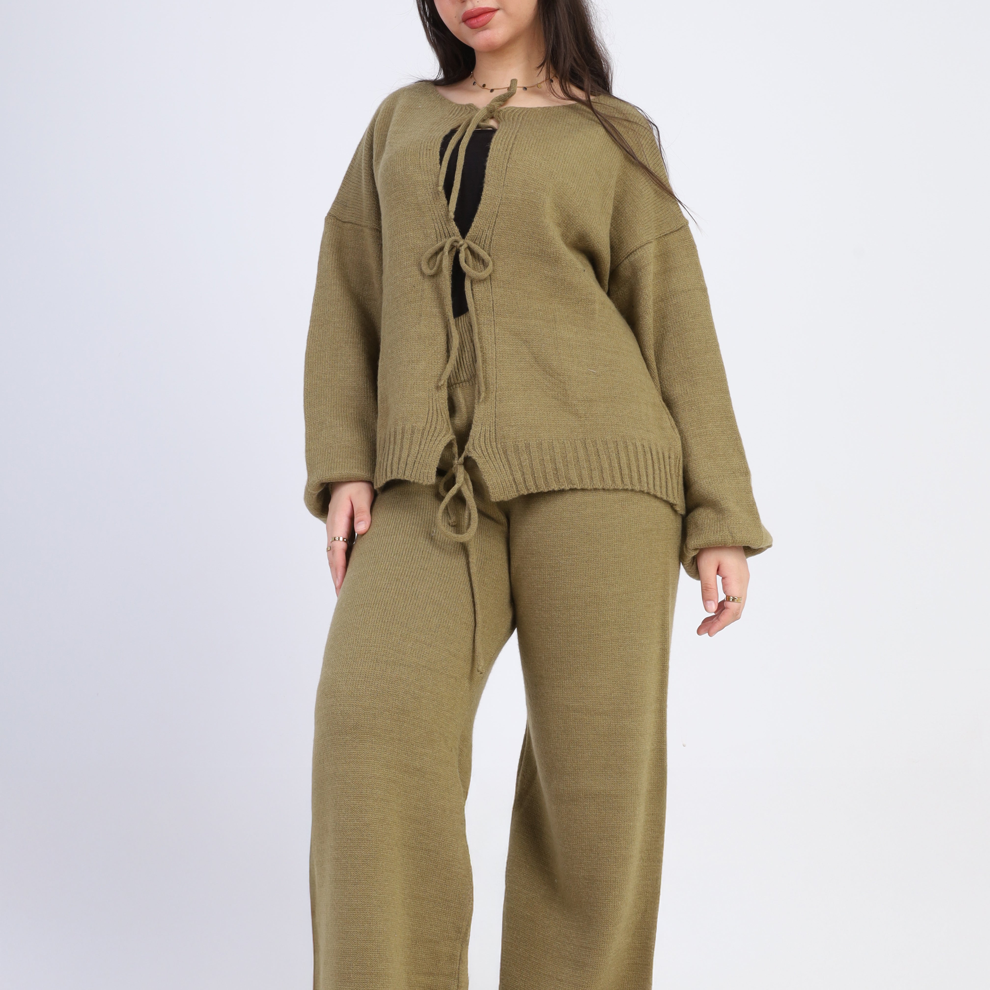 Tie-Front Two-Piece Set w16252708