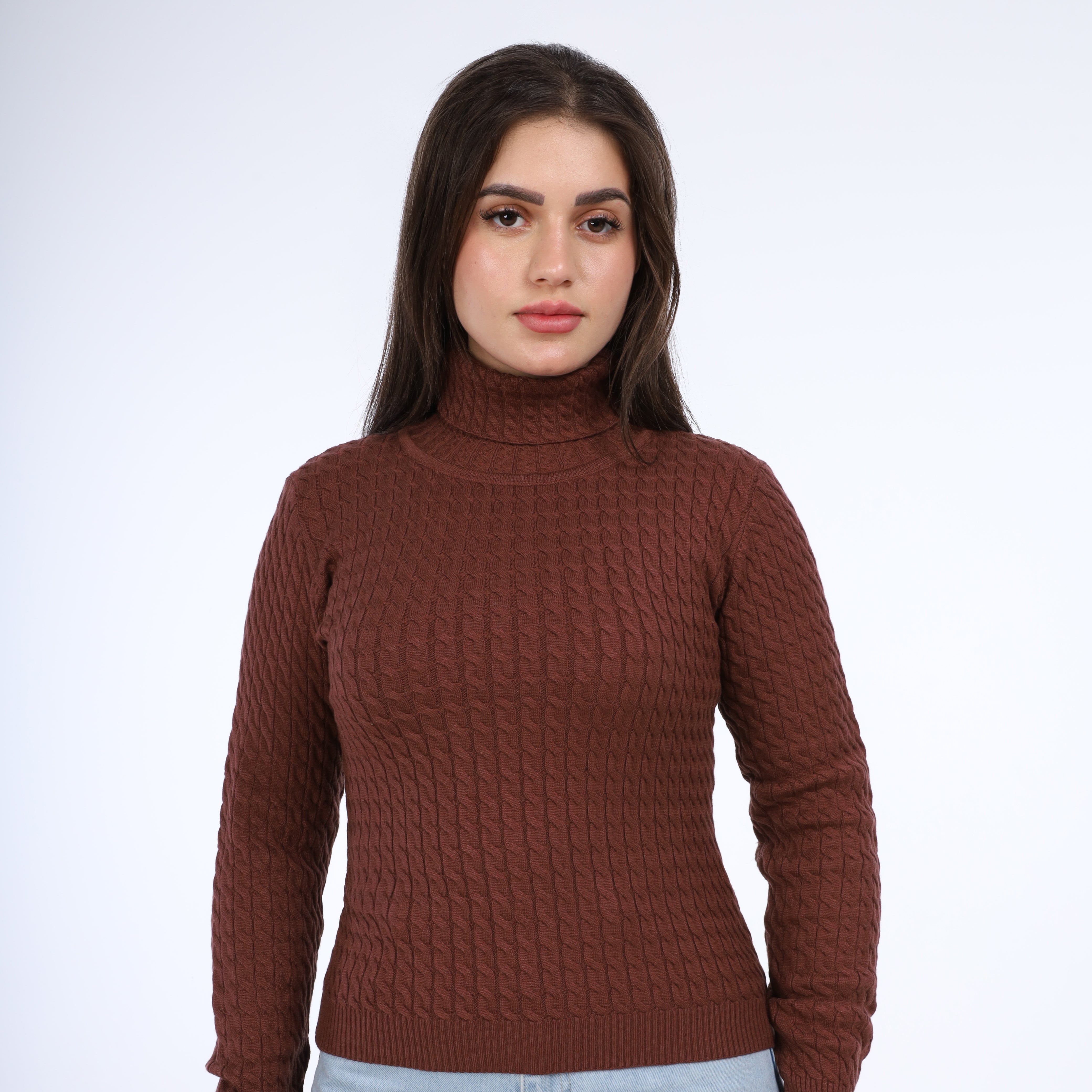 Cable-Knit Turtleneck Sweater w16252746
