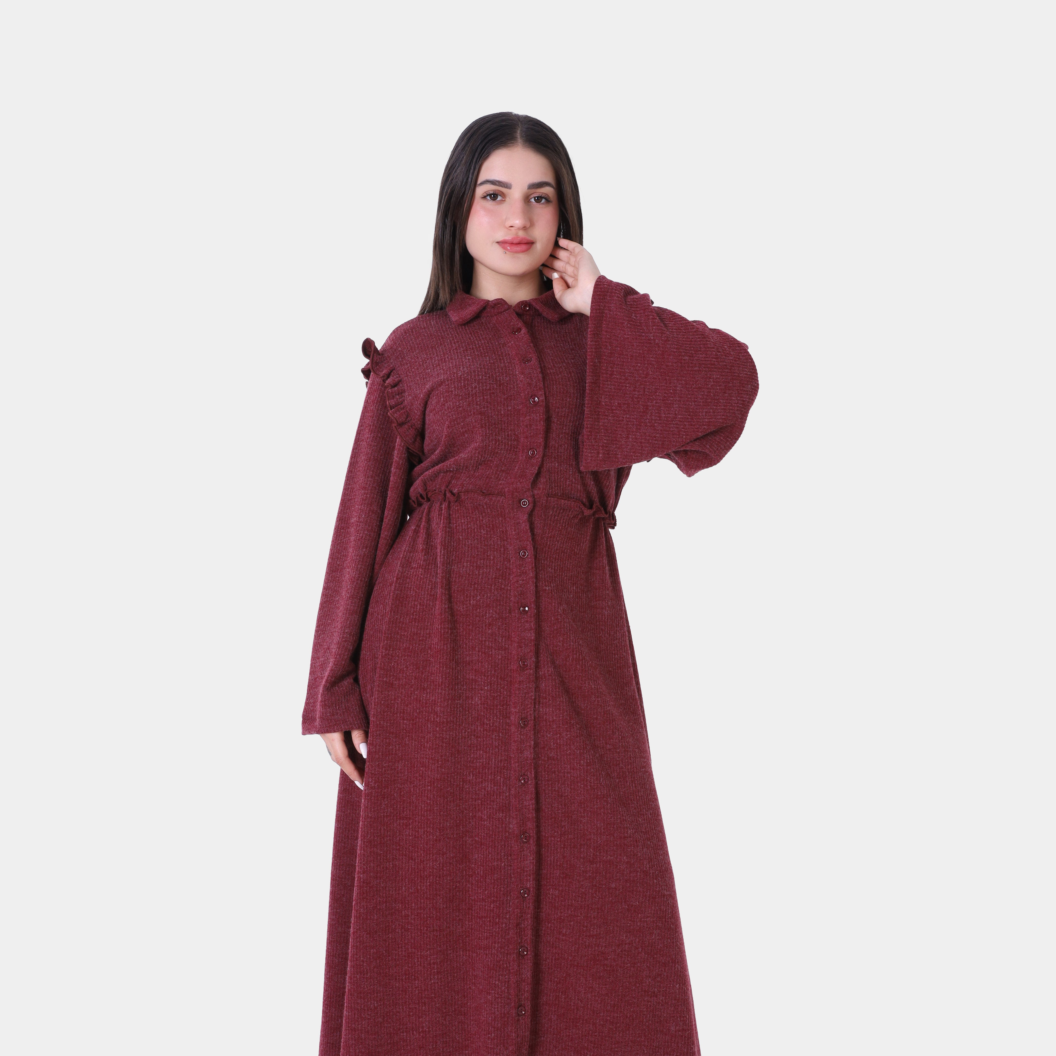 Wide Sleeve Maxi Dress w1626/292