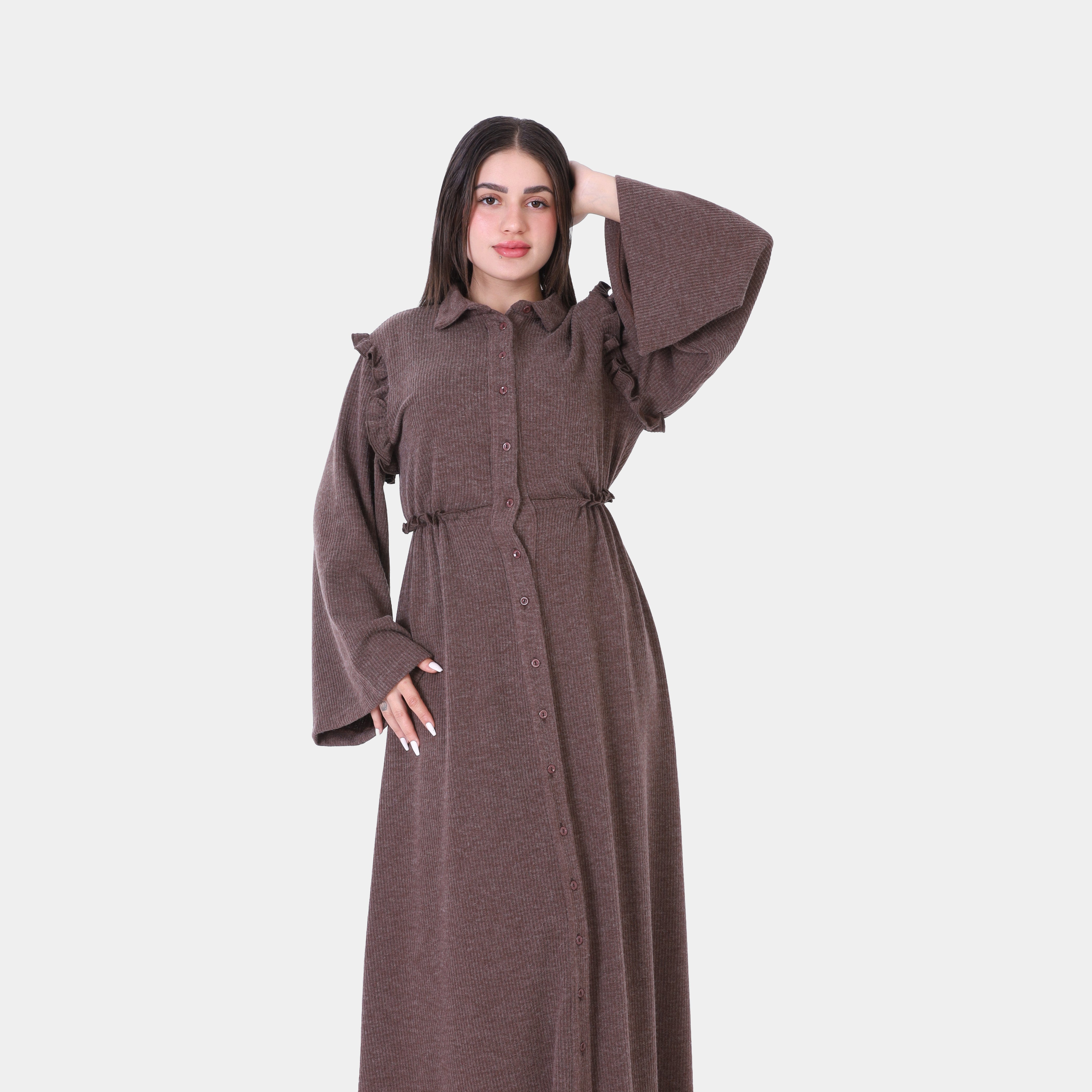 Wide Sleeve Maxi Dress w1626/292