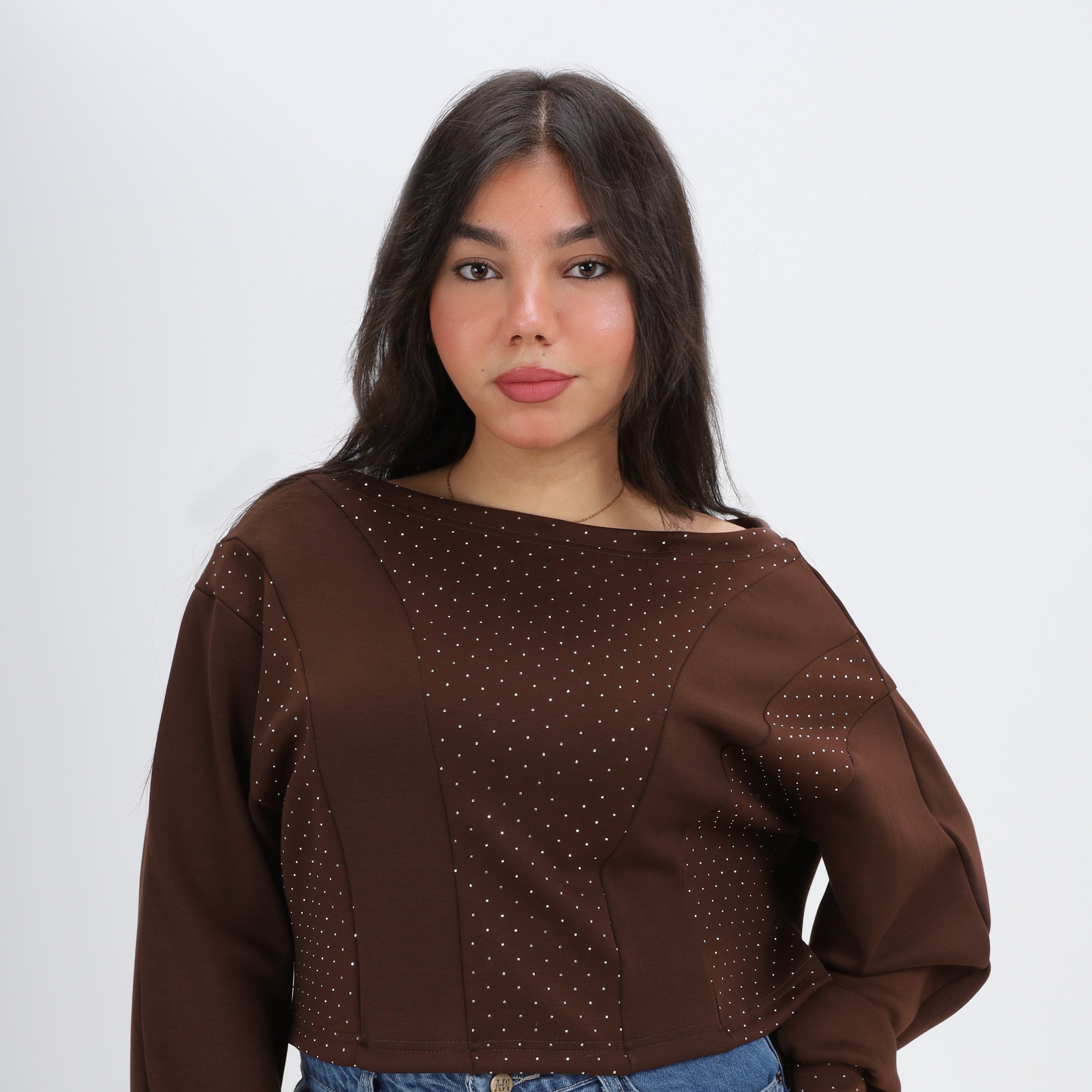 Polka Dot Sweatshirt w1626115