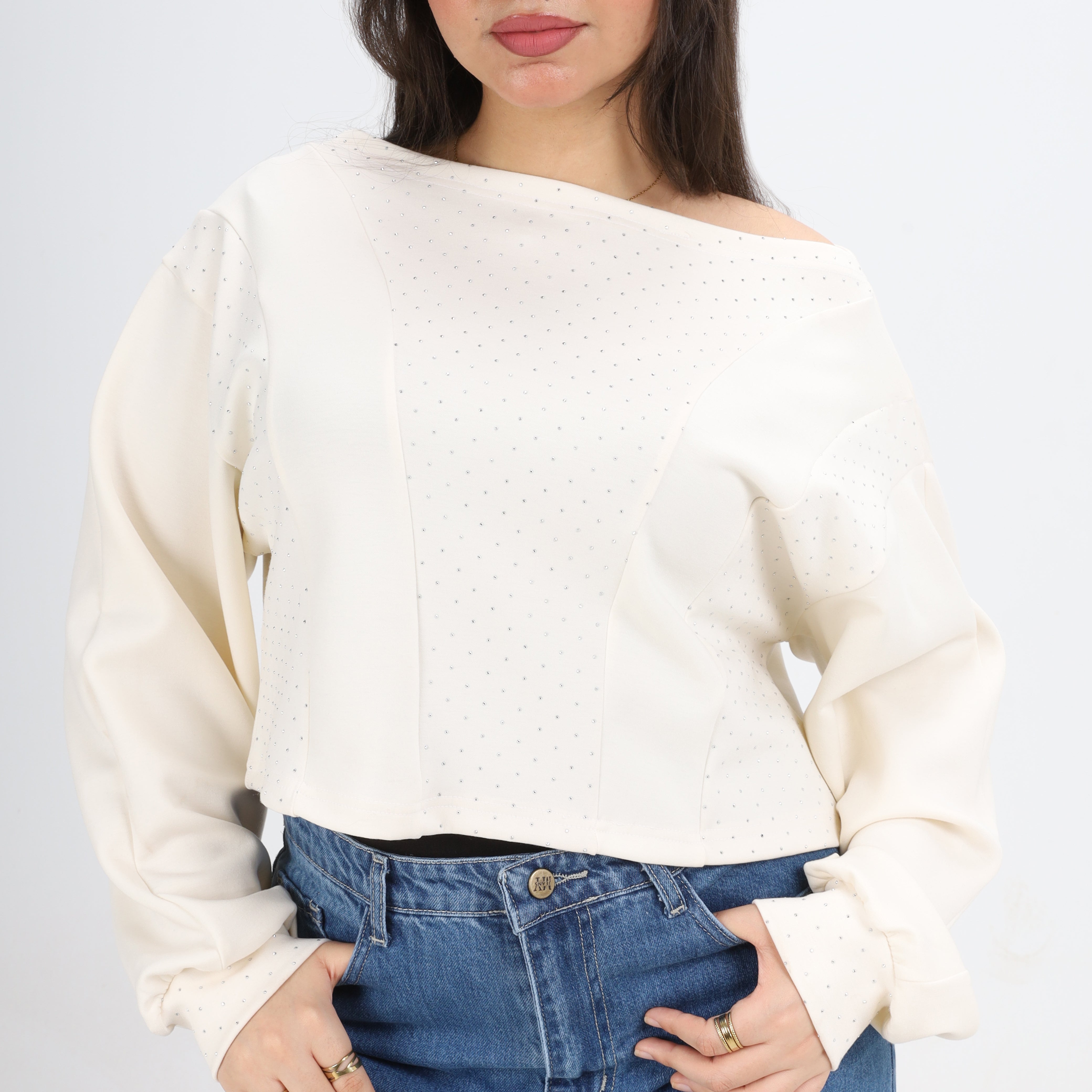 Polka Dot Sweatshirt w1626115