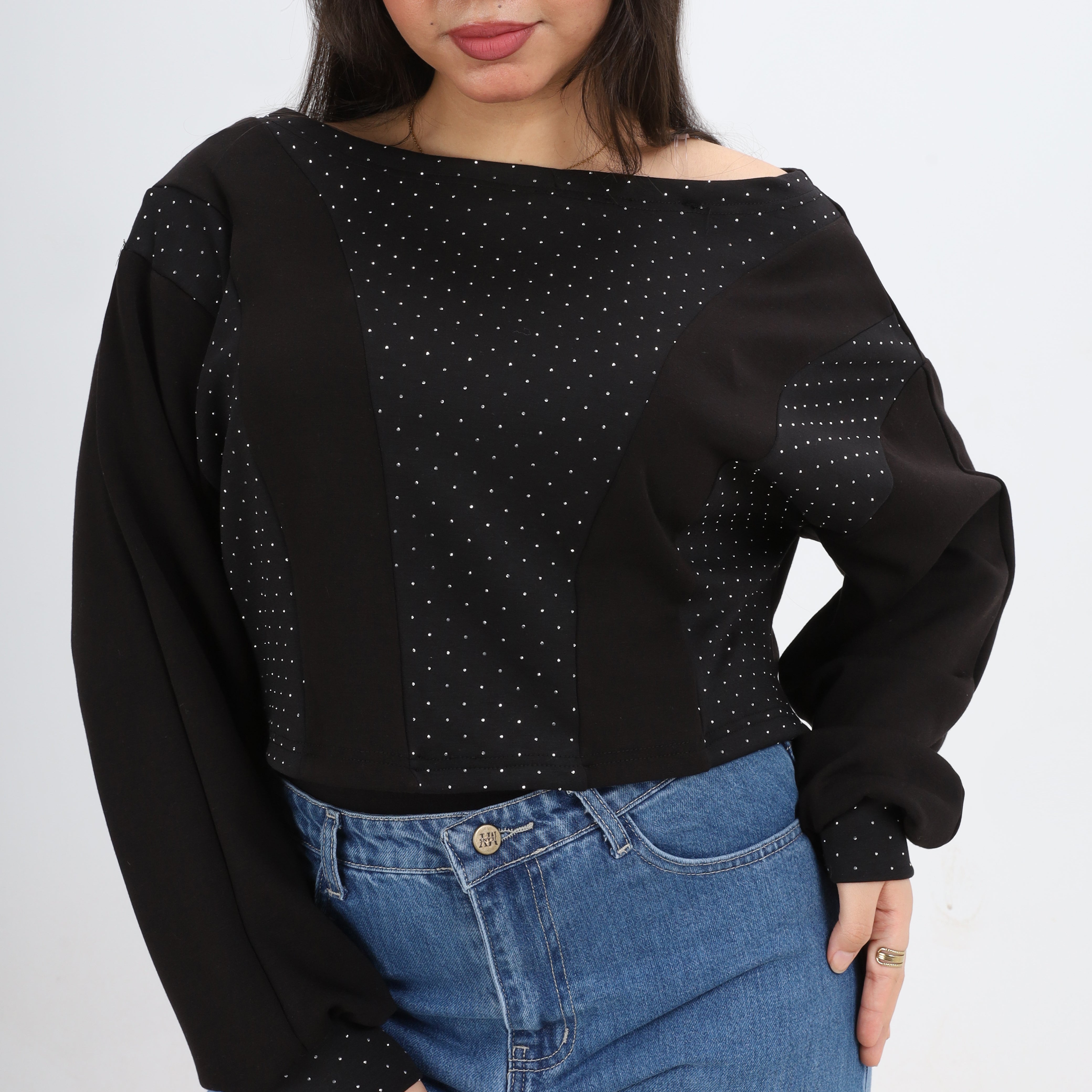 Polka Dot Sweatshirt w1626115