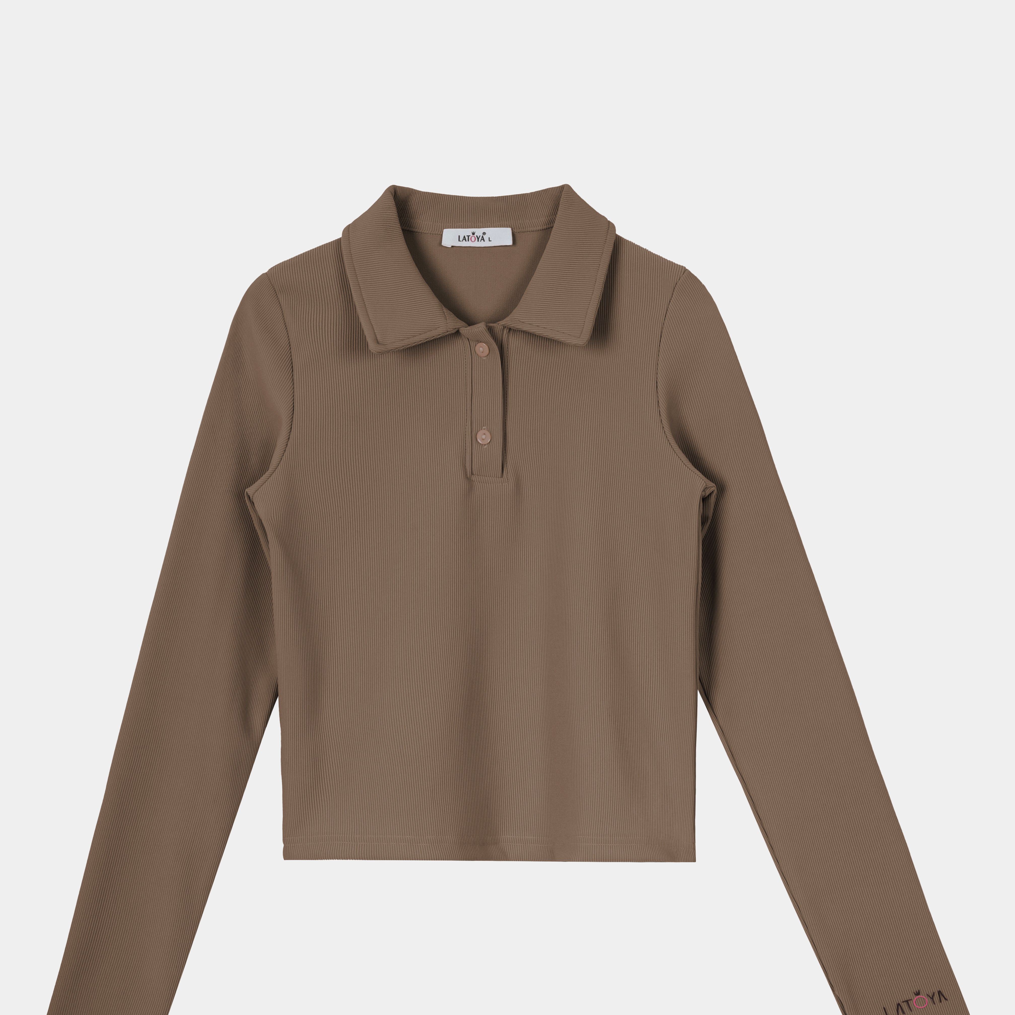 Ribbed Knit Crop Top w162729