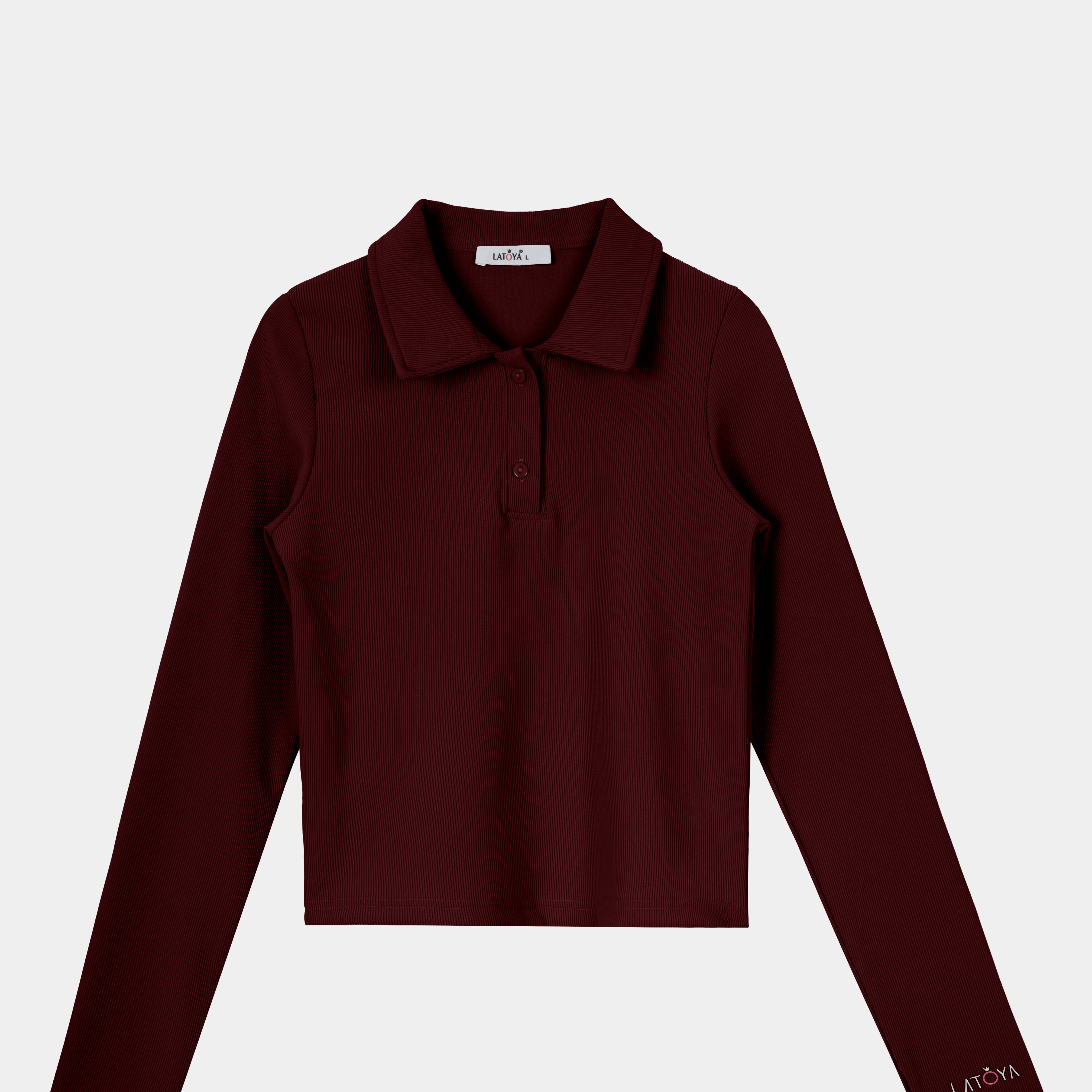 Ribbed Knit Crop Top w162729