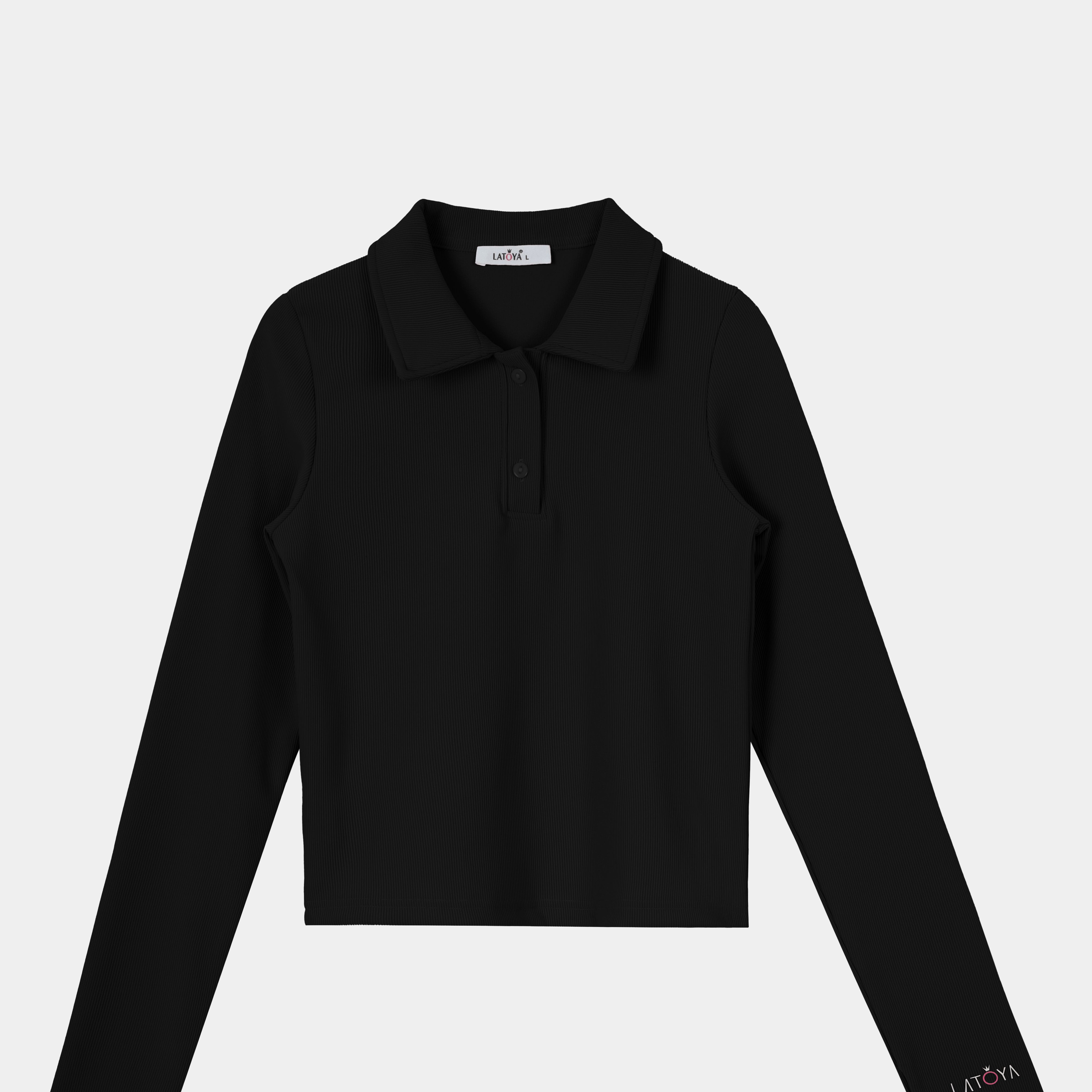 Ribbed Knit Crop Top w162729