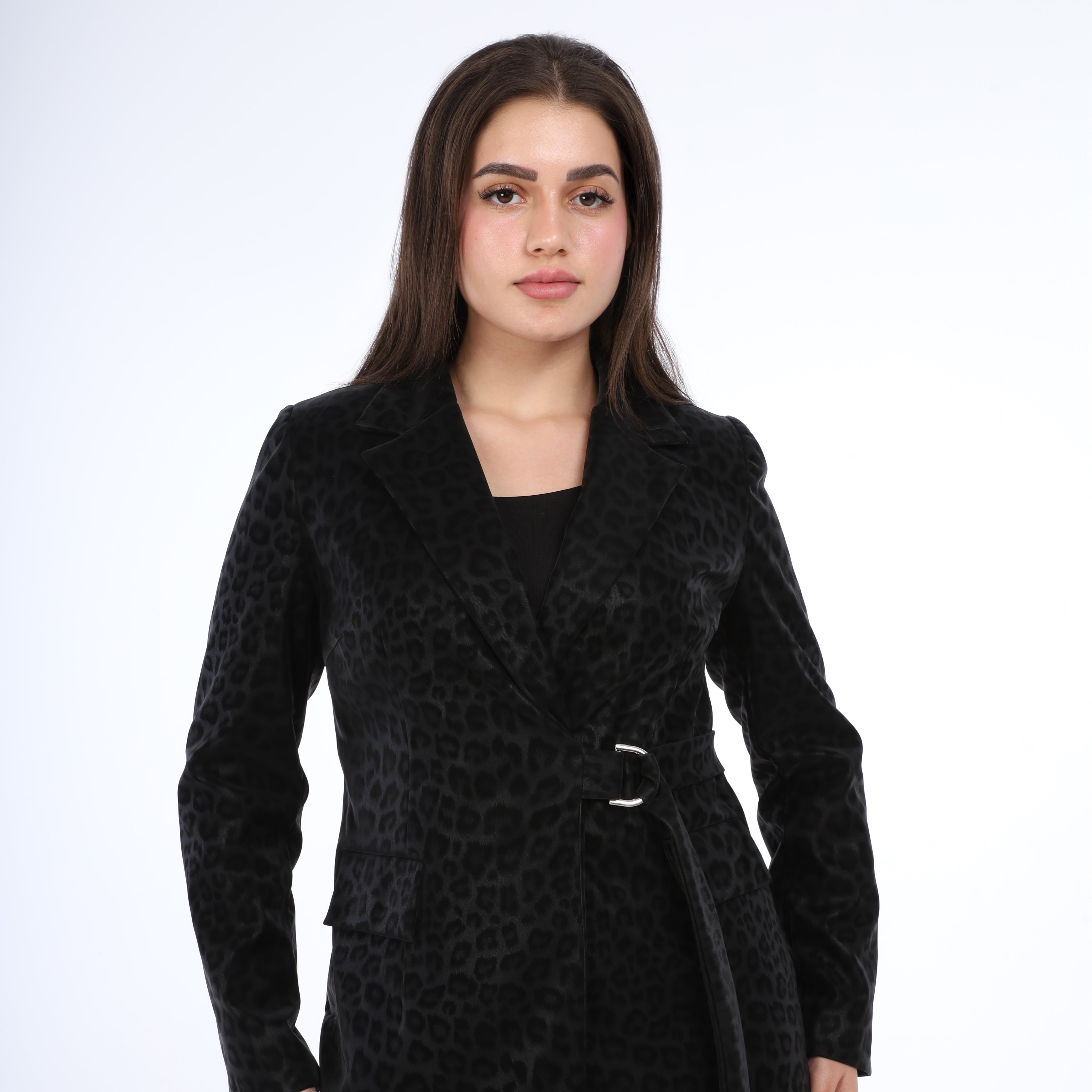 Leopard Print Blazer w1630131