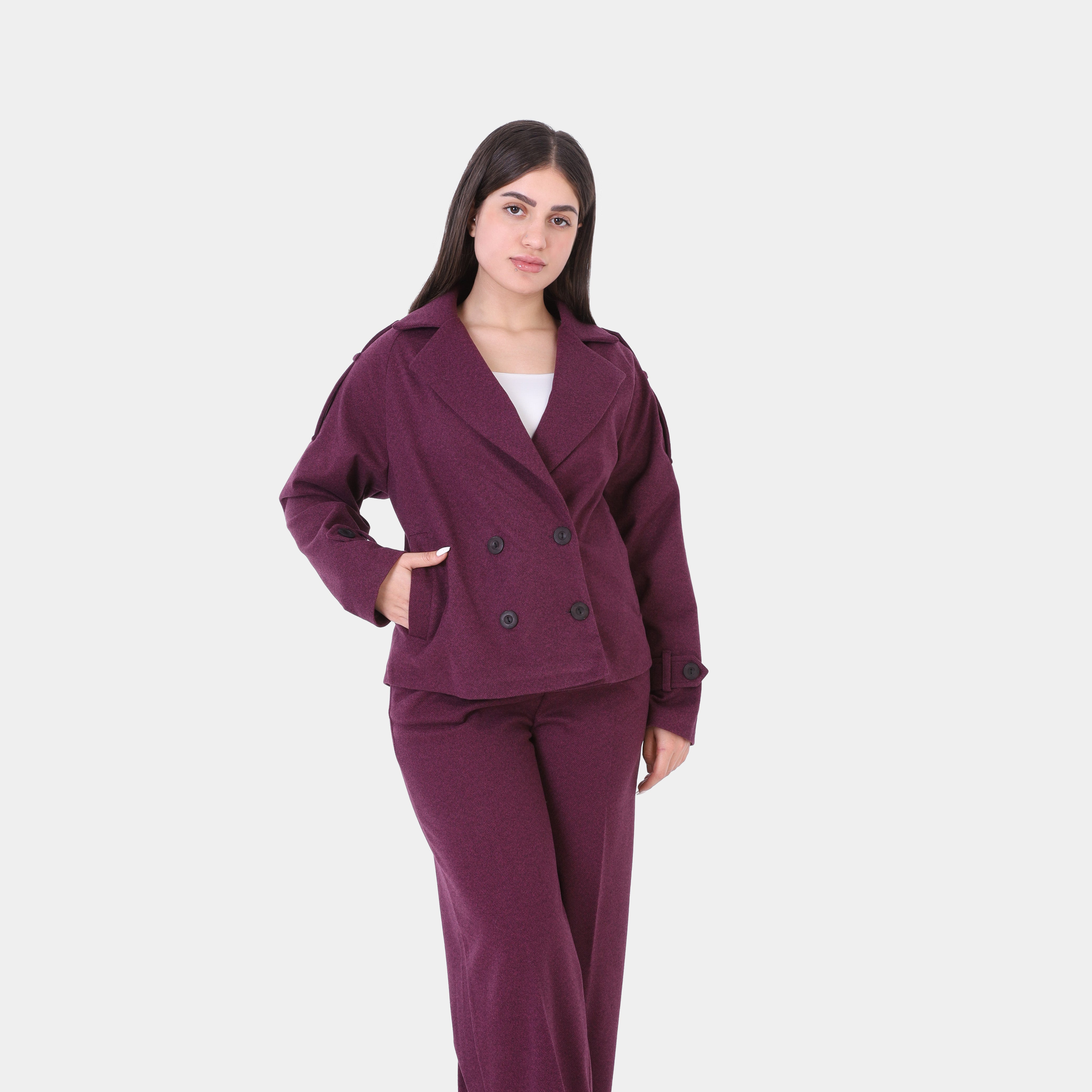 Double Breasted Blazer Co-Ord Suit w1631/329