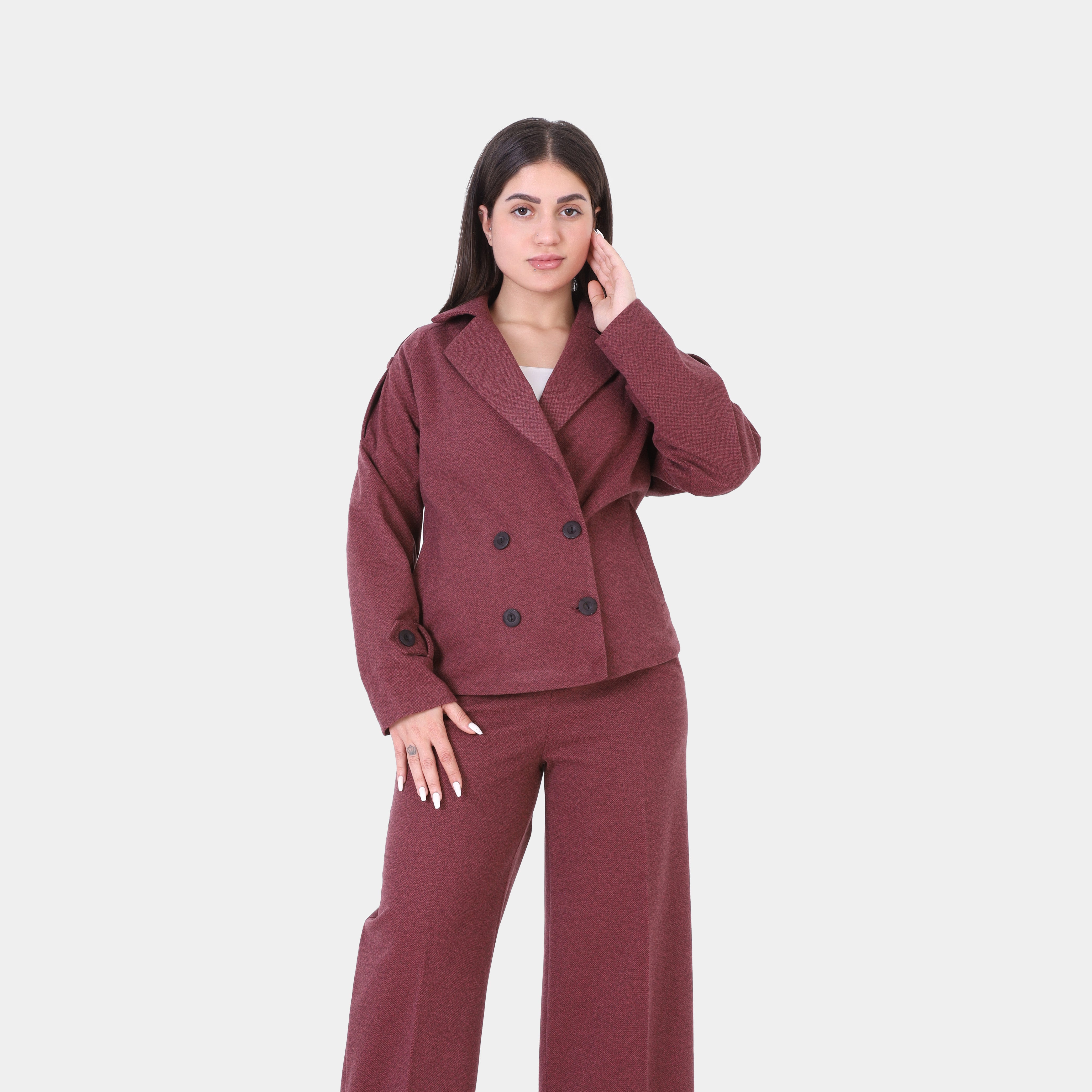 Double Breasted Blazer Co-Ord Suit w1631/329