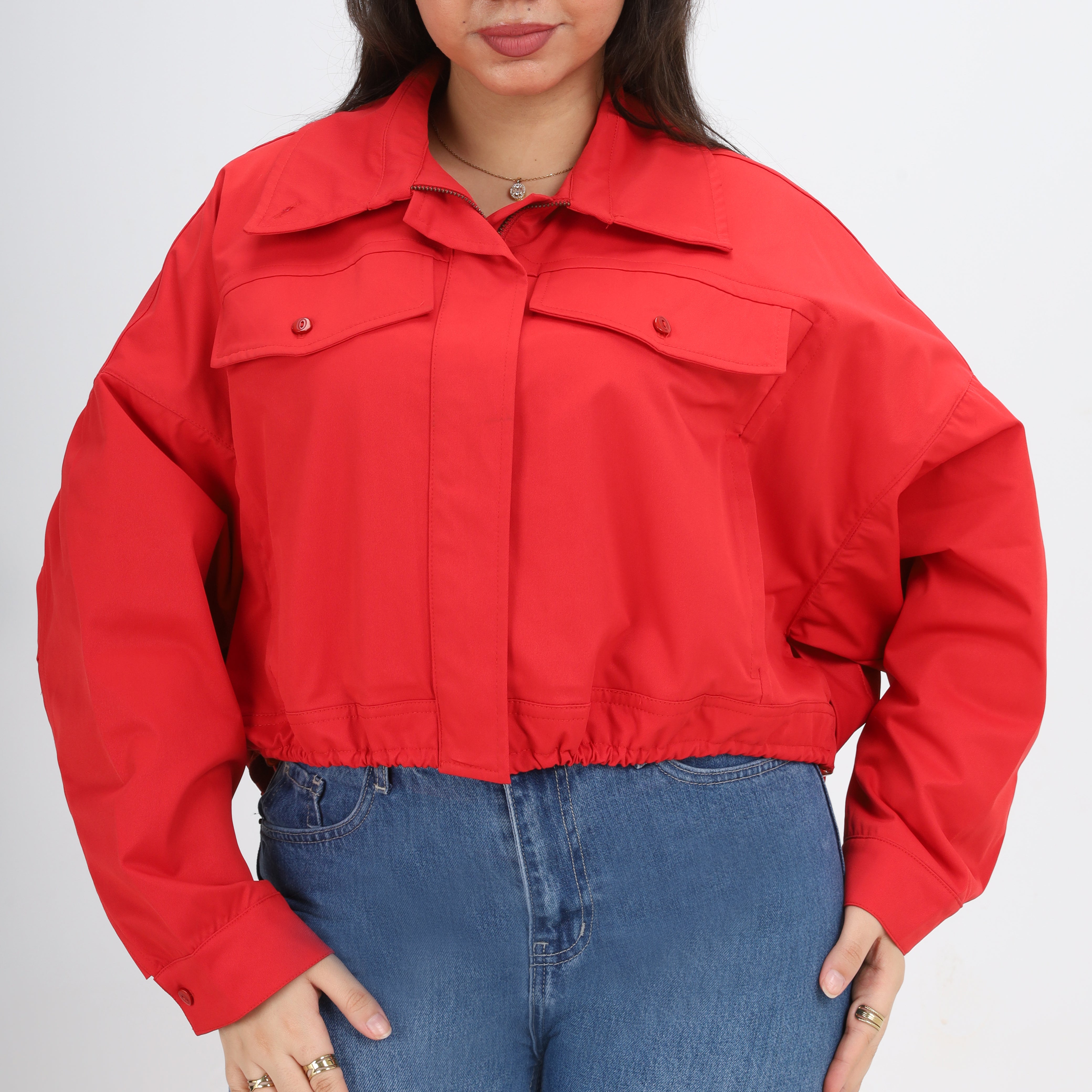 Cropped Suede Jacket w1645103