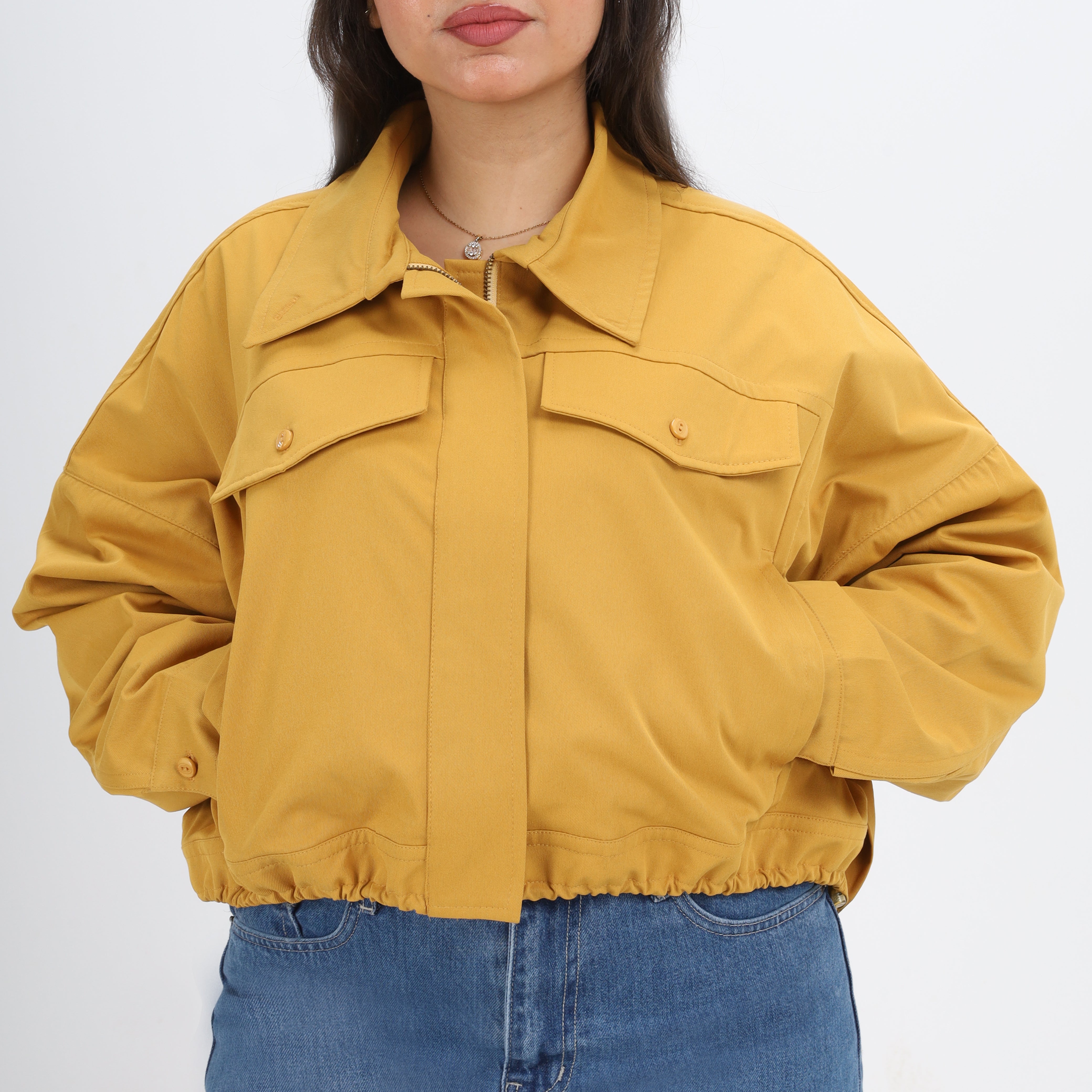 Cropped Suede Jacket w1645103