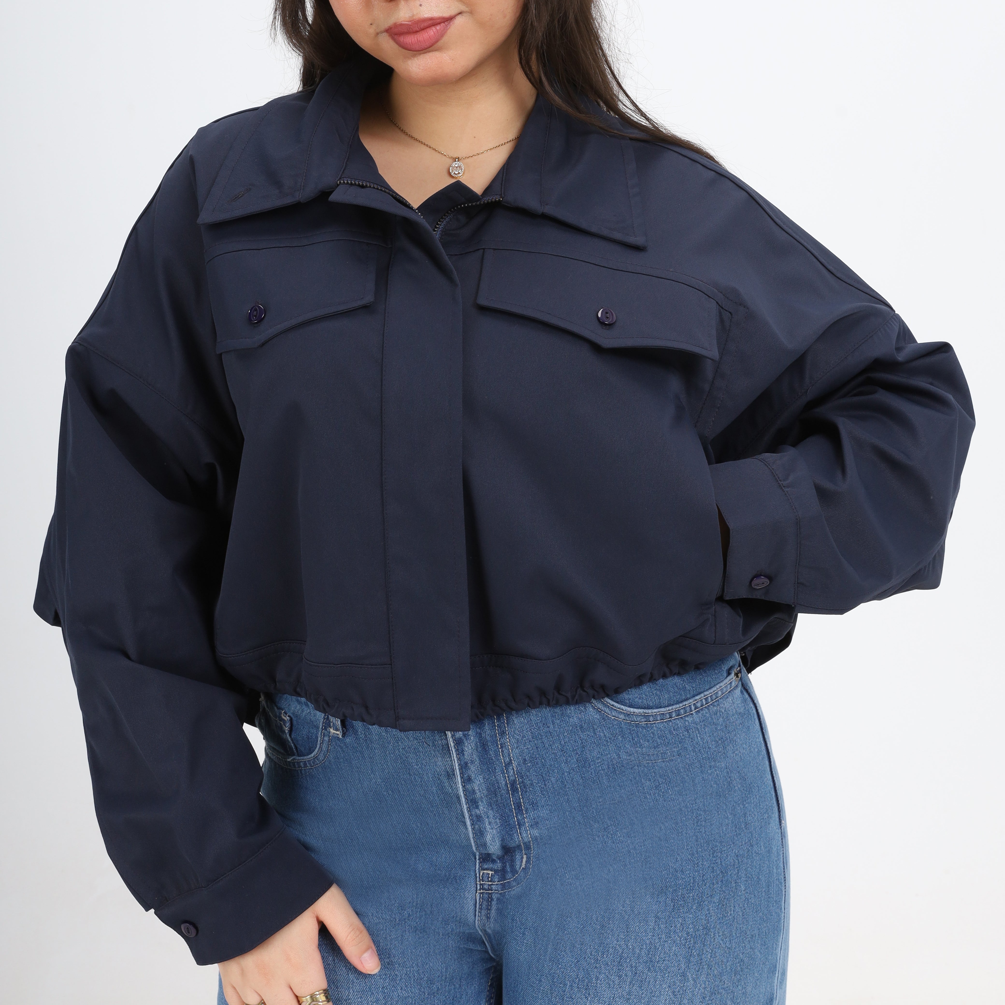 Cropped Suede Jacket w1645103