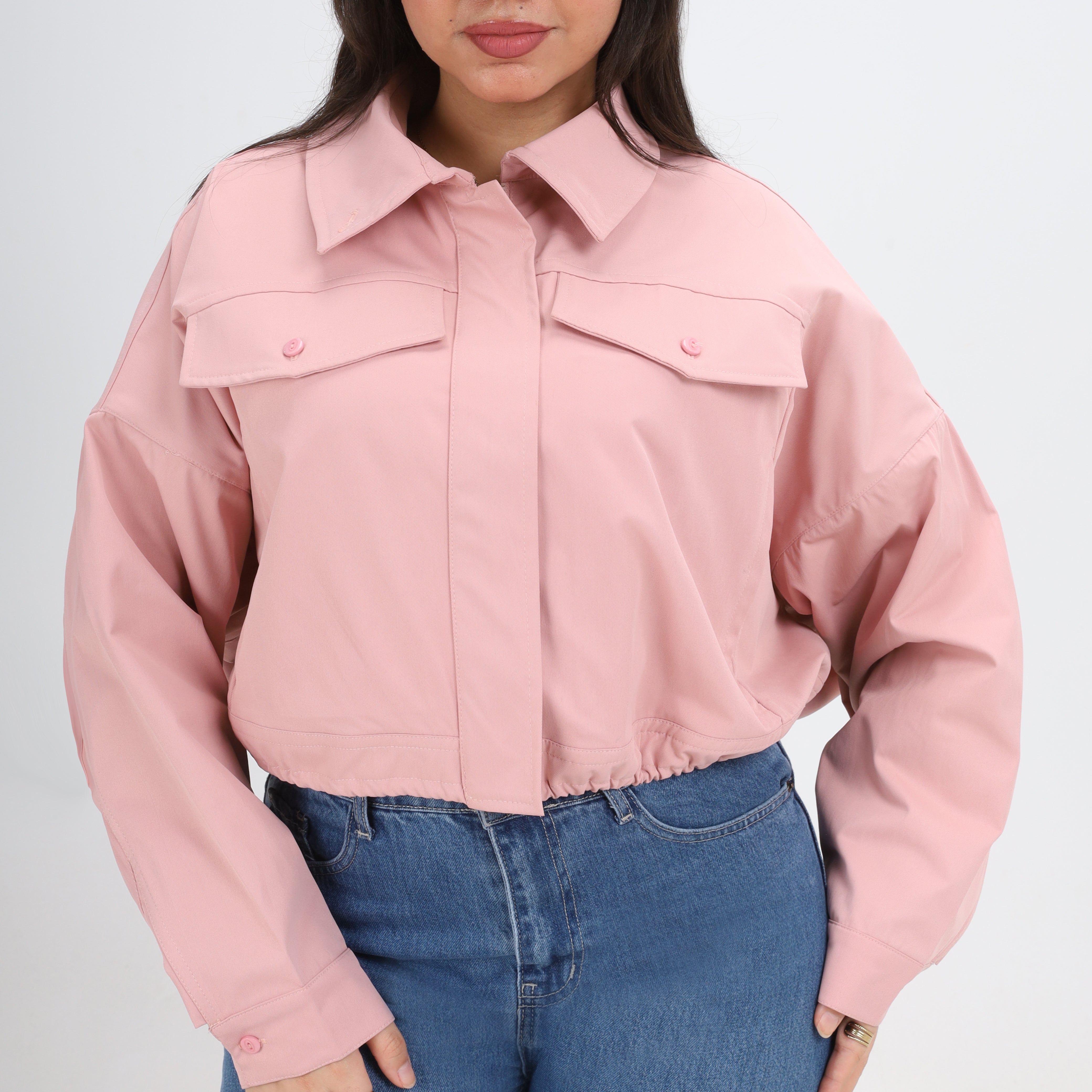 Cropped Suede Jacket w1645103