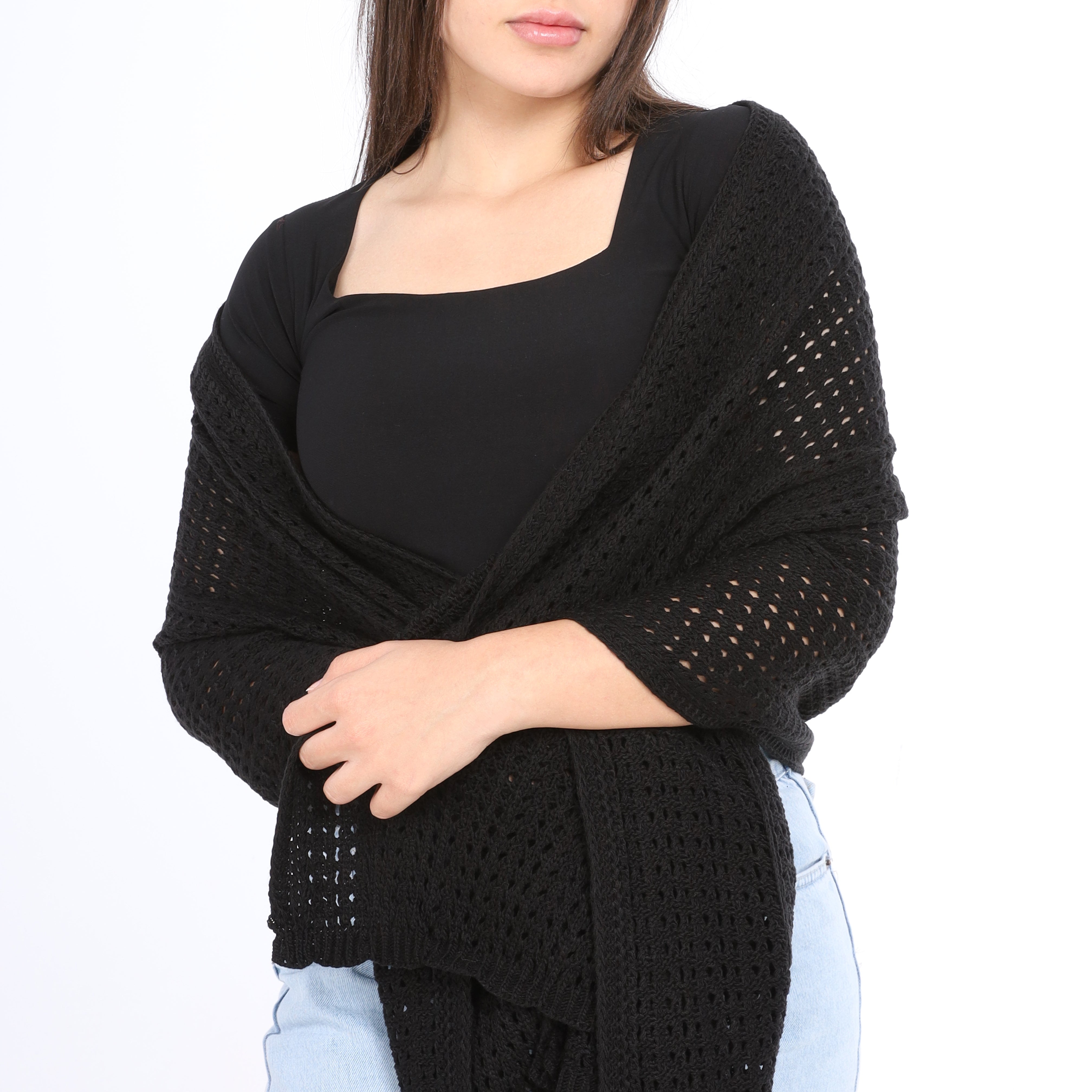Elegant Crochet shawl w164683