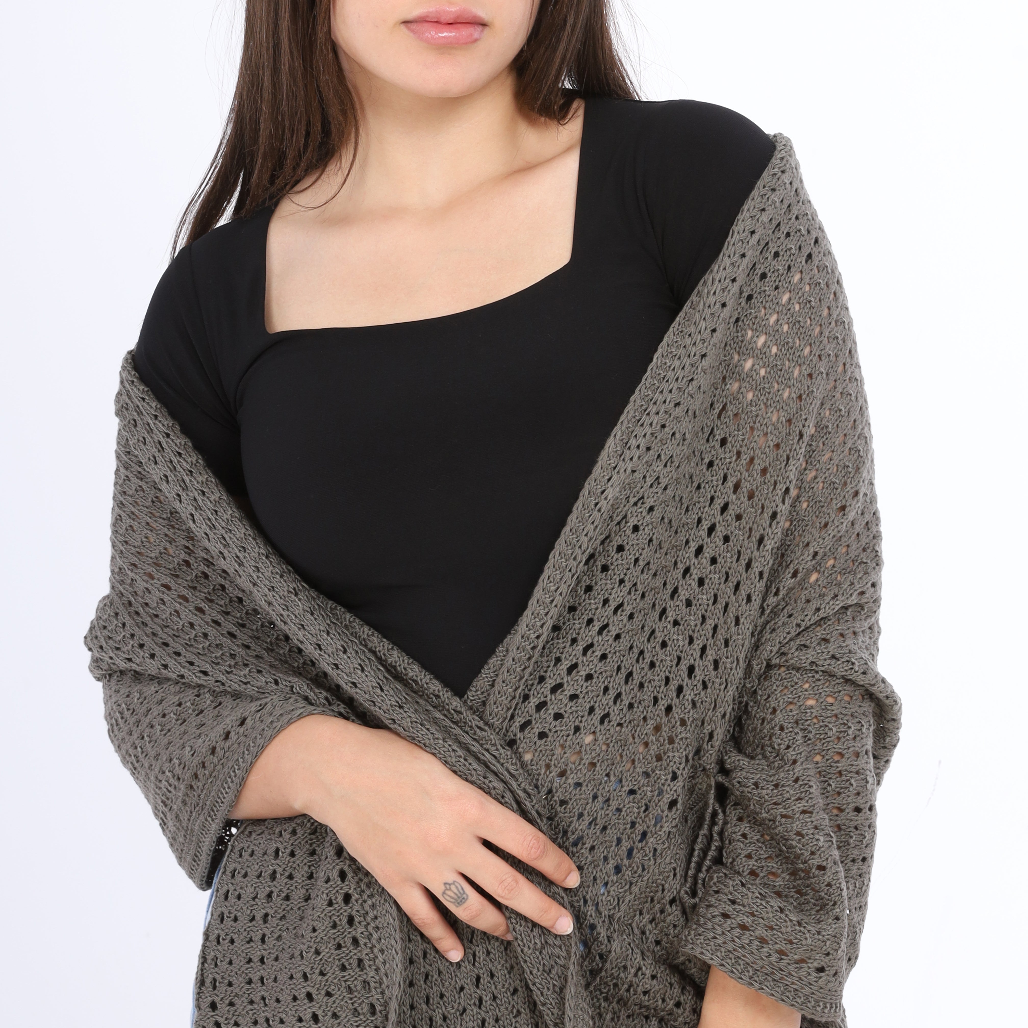 Elegant Crochet shawl w164683