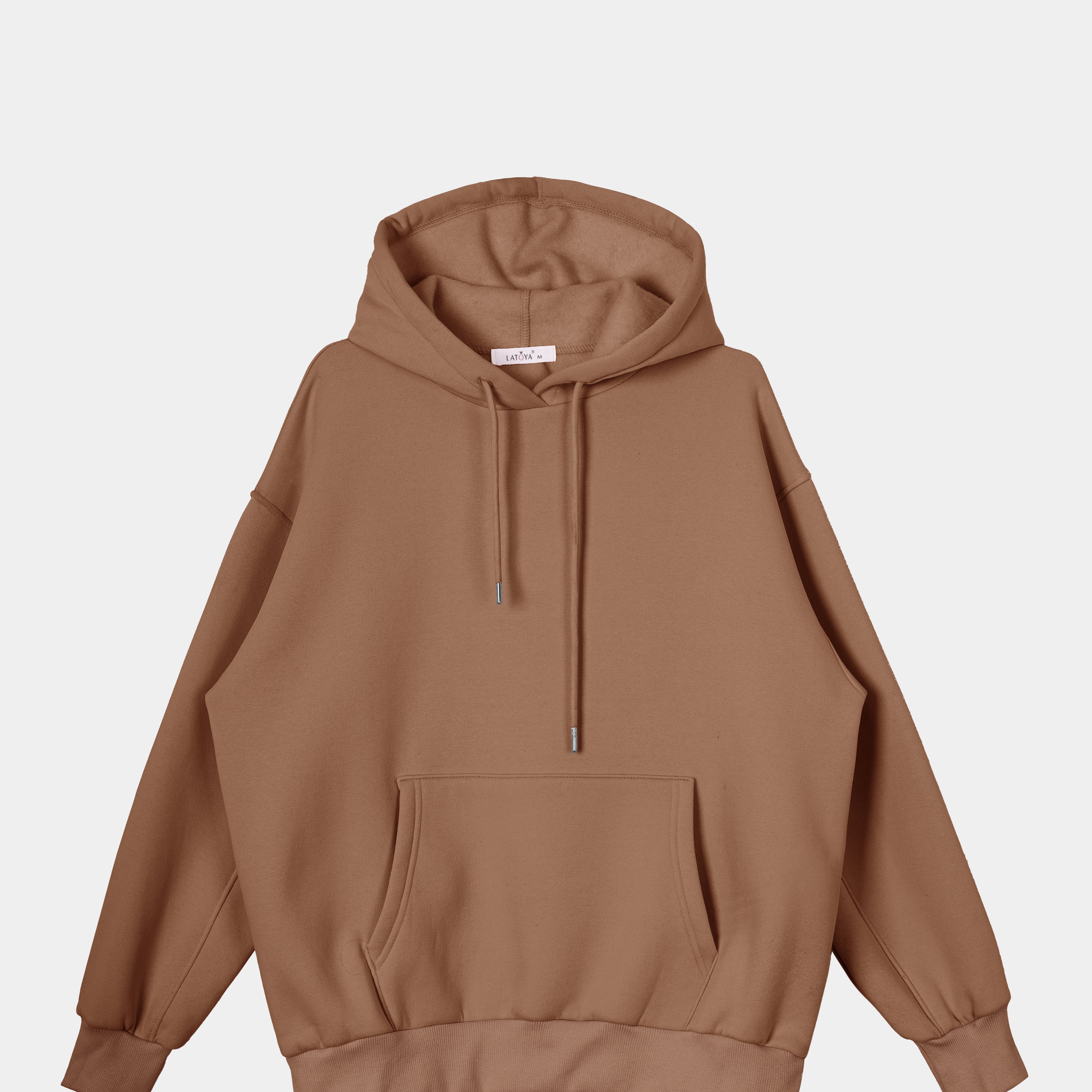 Back Print Statement Relax Fit Hoodie w1651149