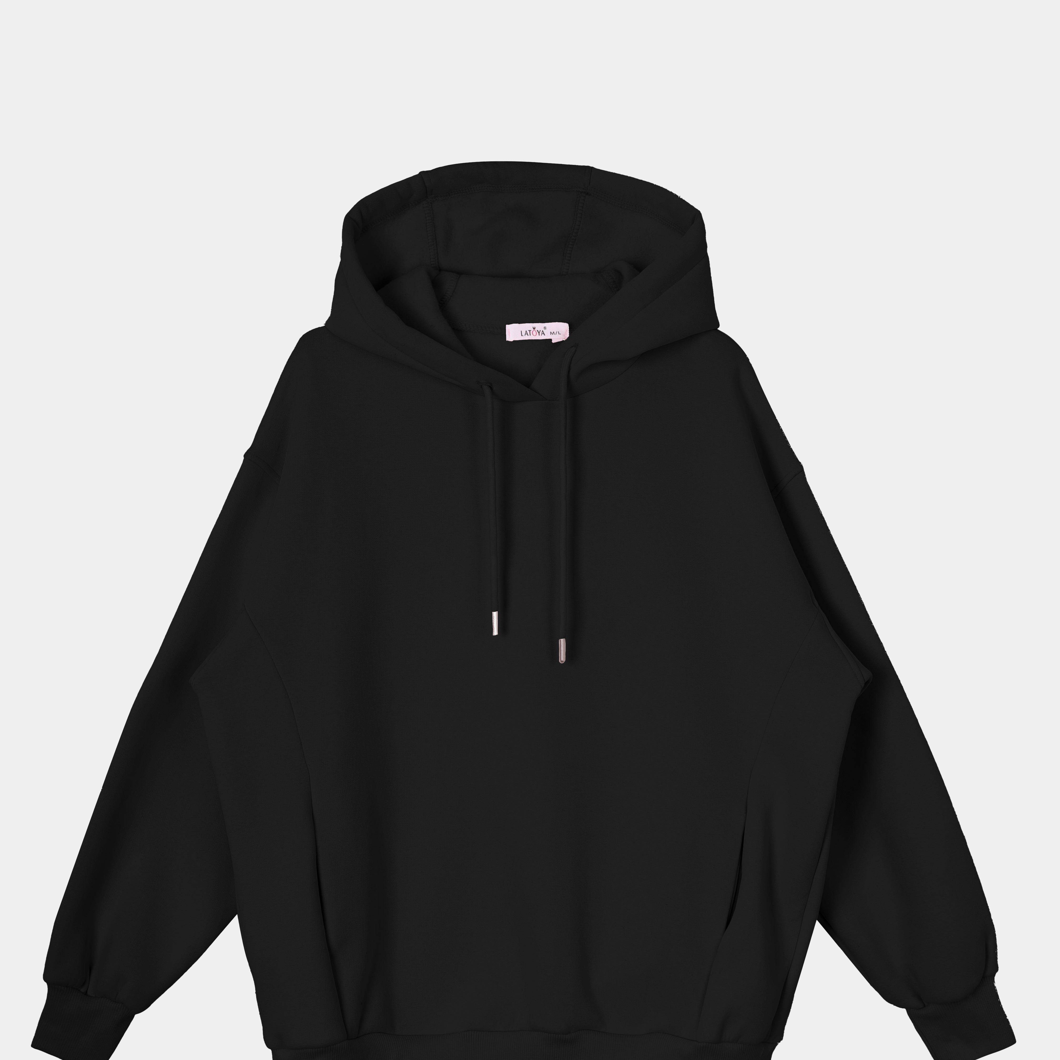 Back Print Statement Relax Fit Hoodie w1651150