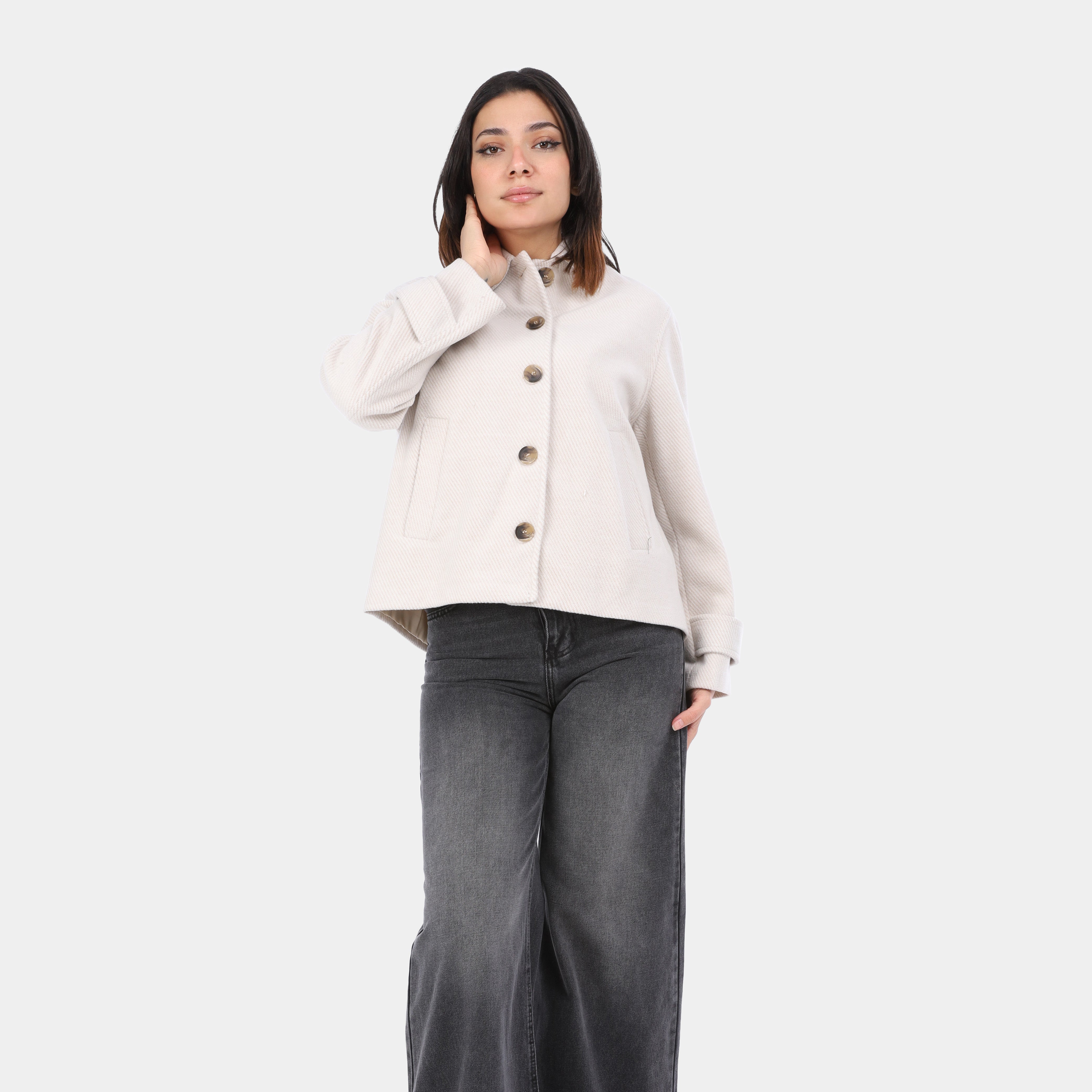 Classic Wool Peacoat w169240033