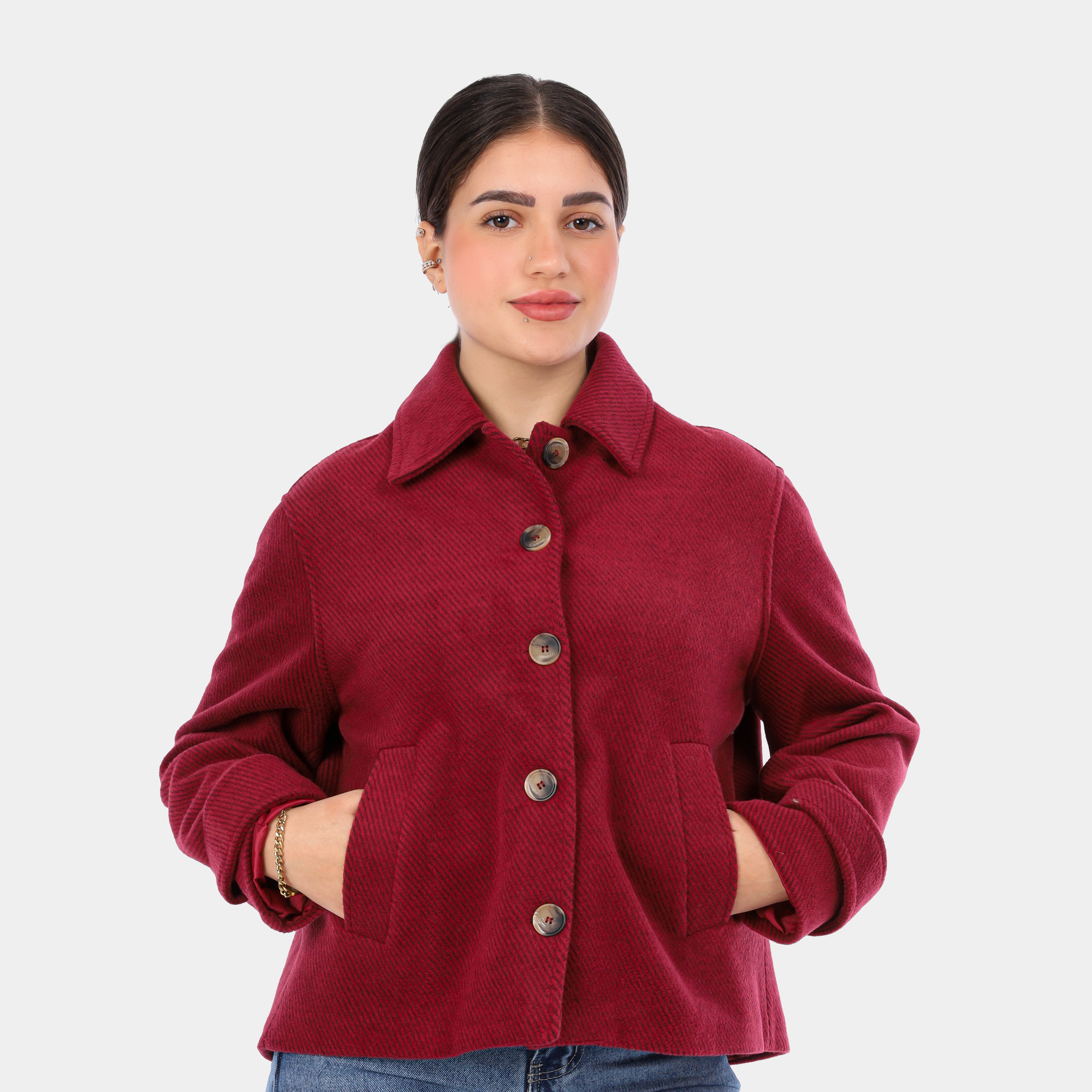 Classic Wool Peacoat w169240033