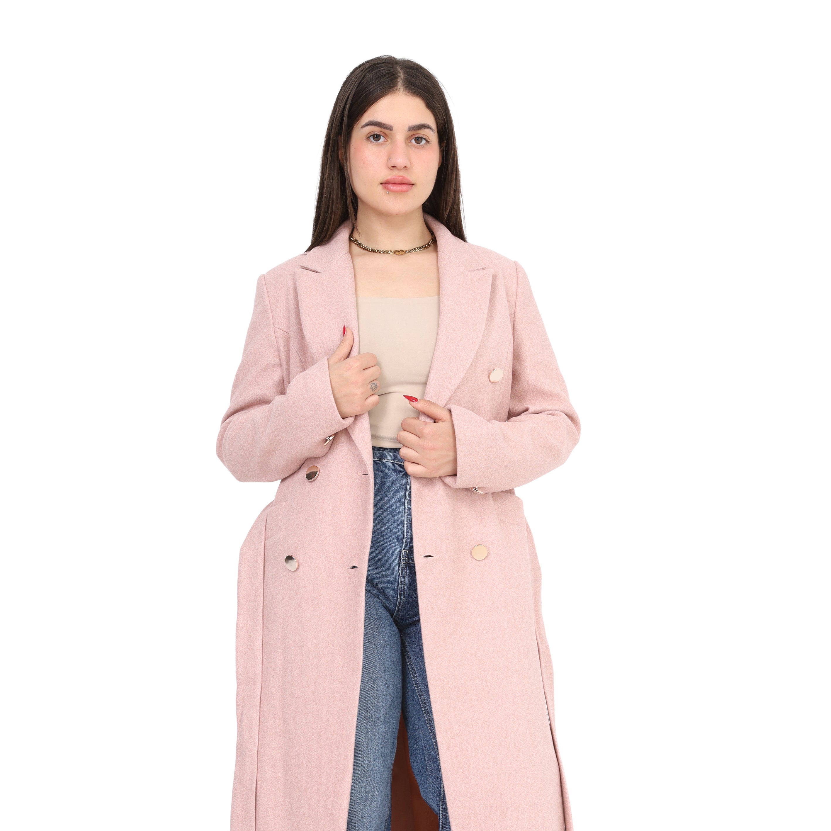 Classic Long Wool Coat w169711300