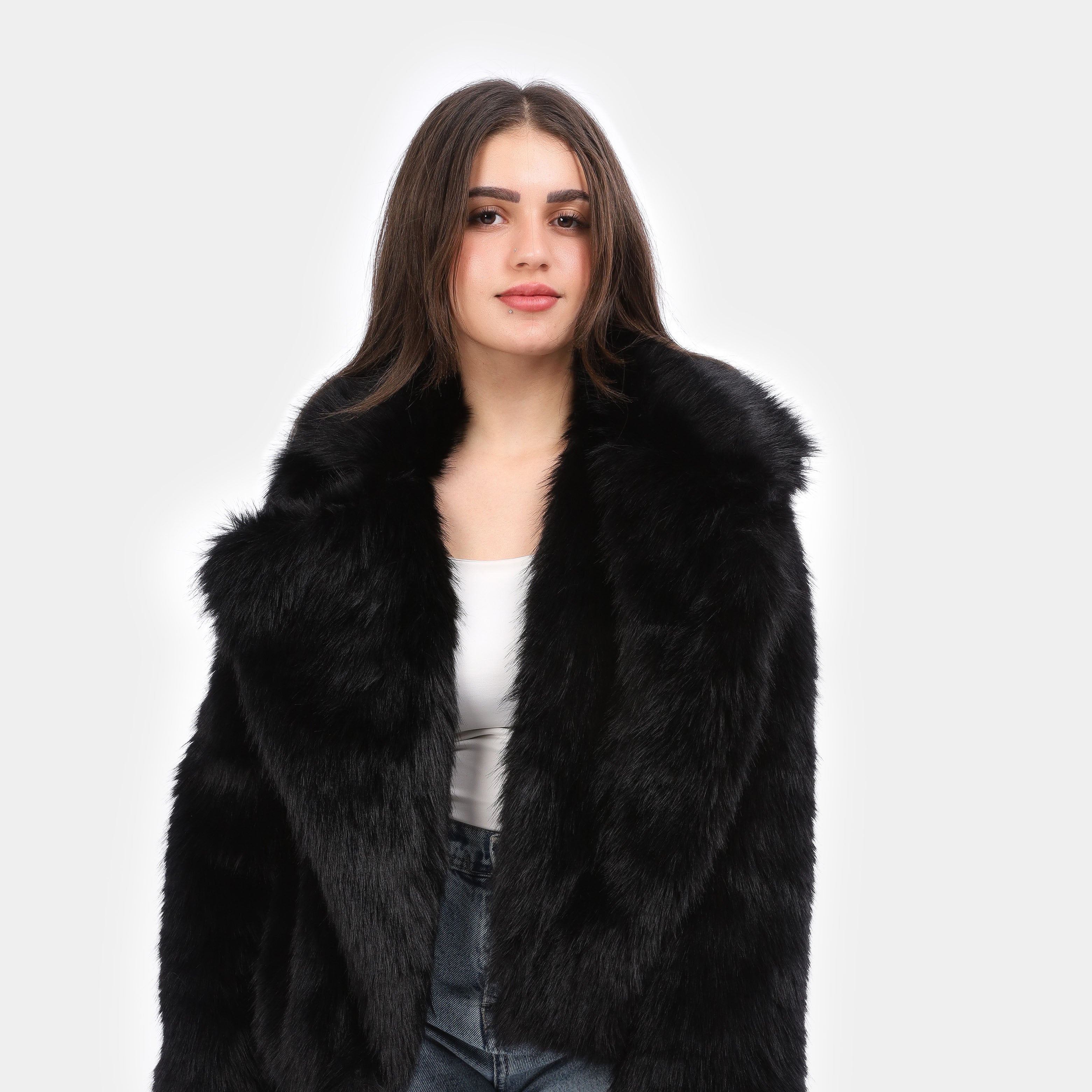 Faux Fur Jacket w17197012