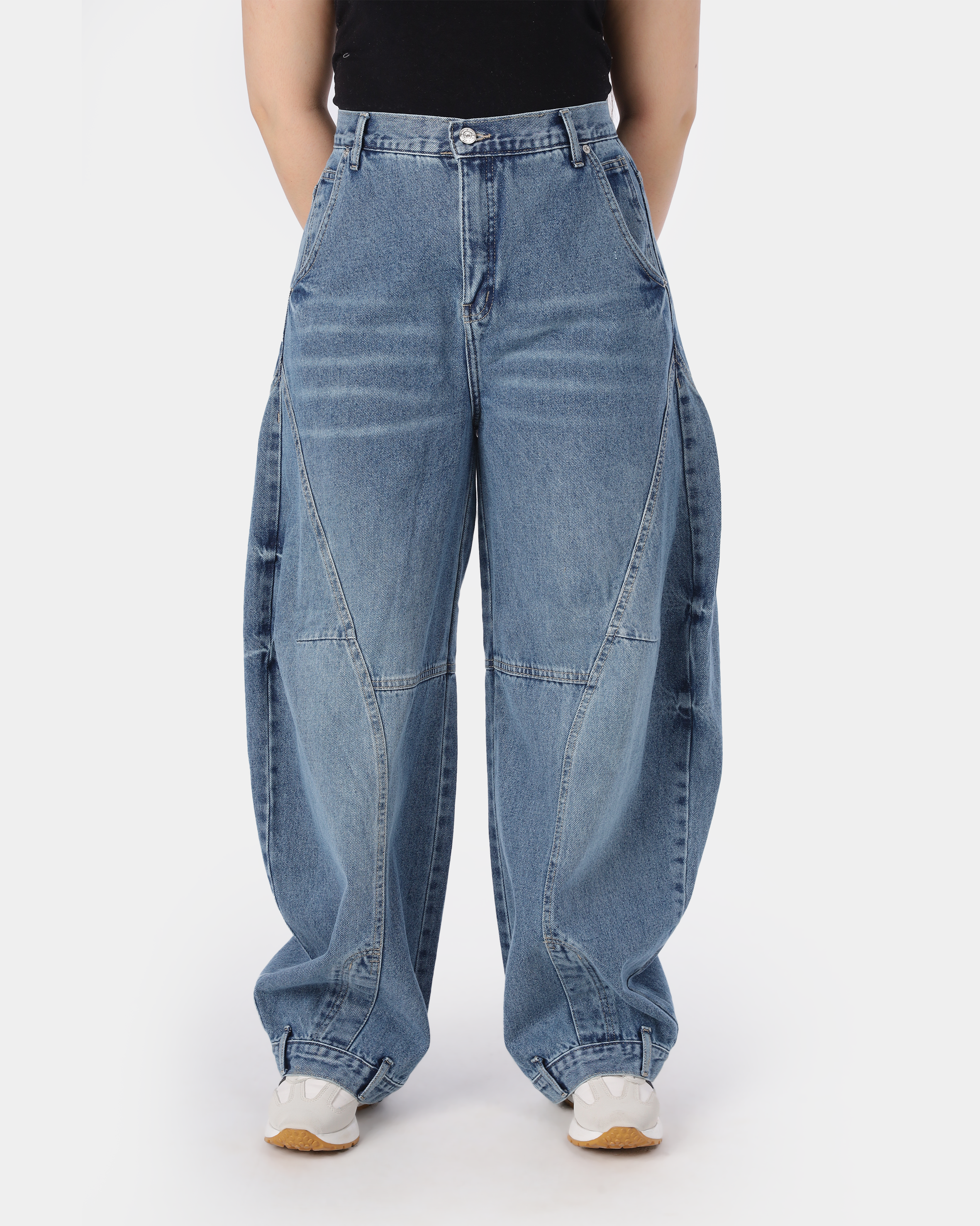 Slouchy Denim Jeans 100611991