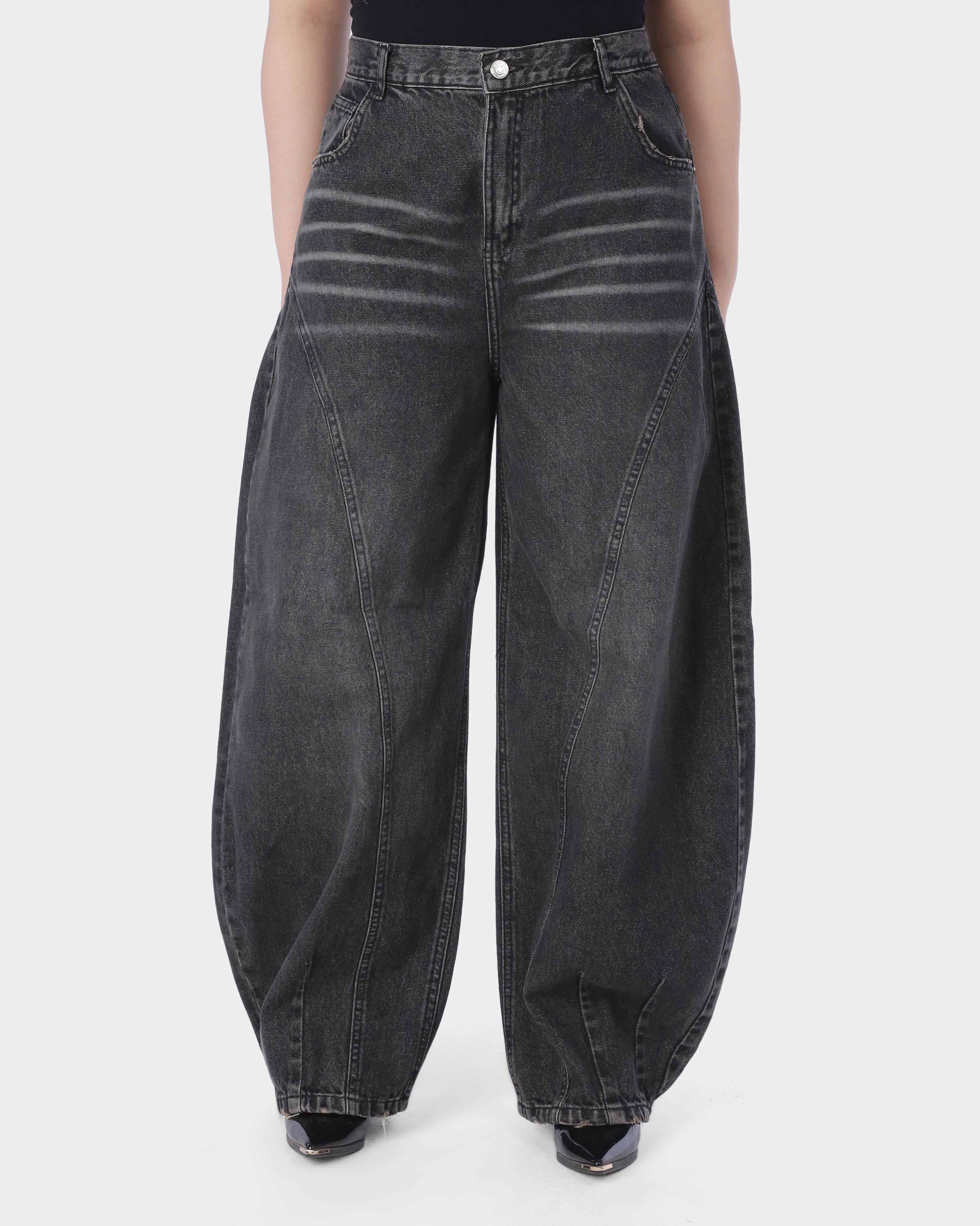 Slouchy Denim Jeans 100611992